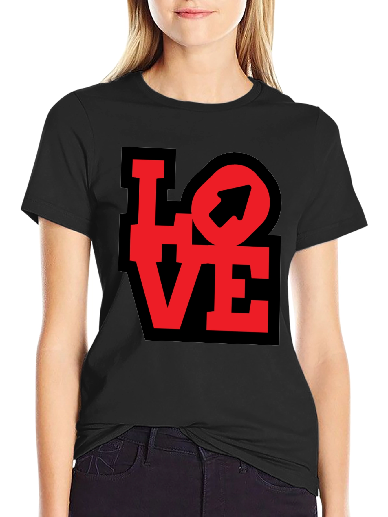 Love Arrow Graphic Tee - Unisex Casual Shirt