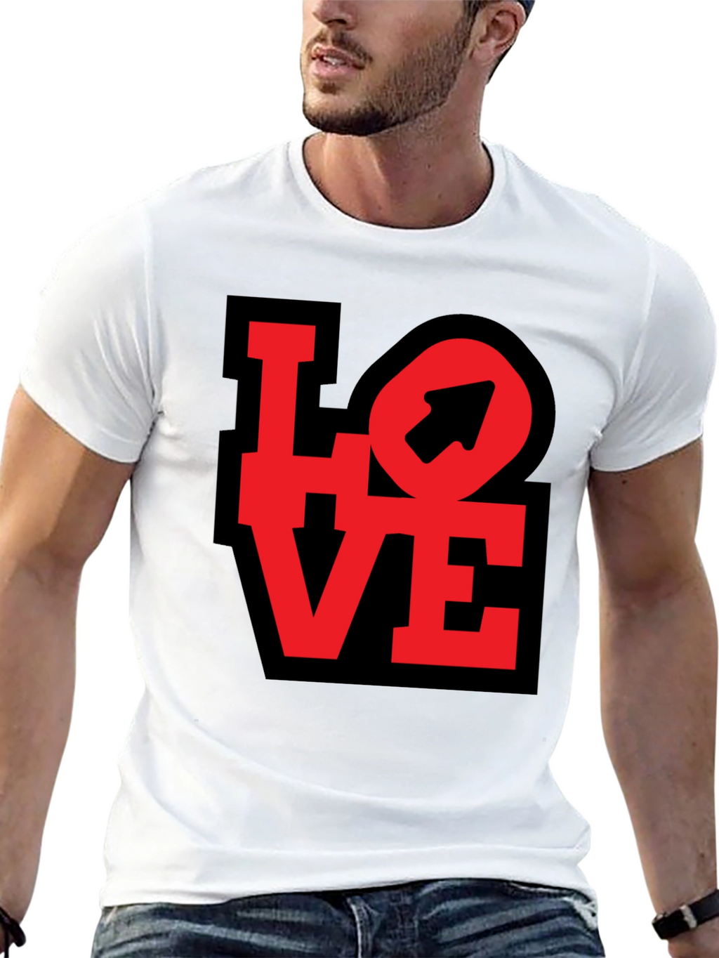 Love Arrow Graphic Tee - Unisex Casual Shirt