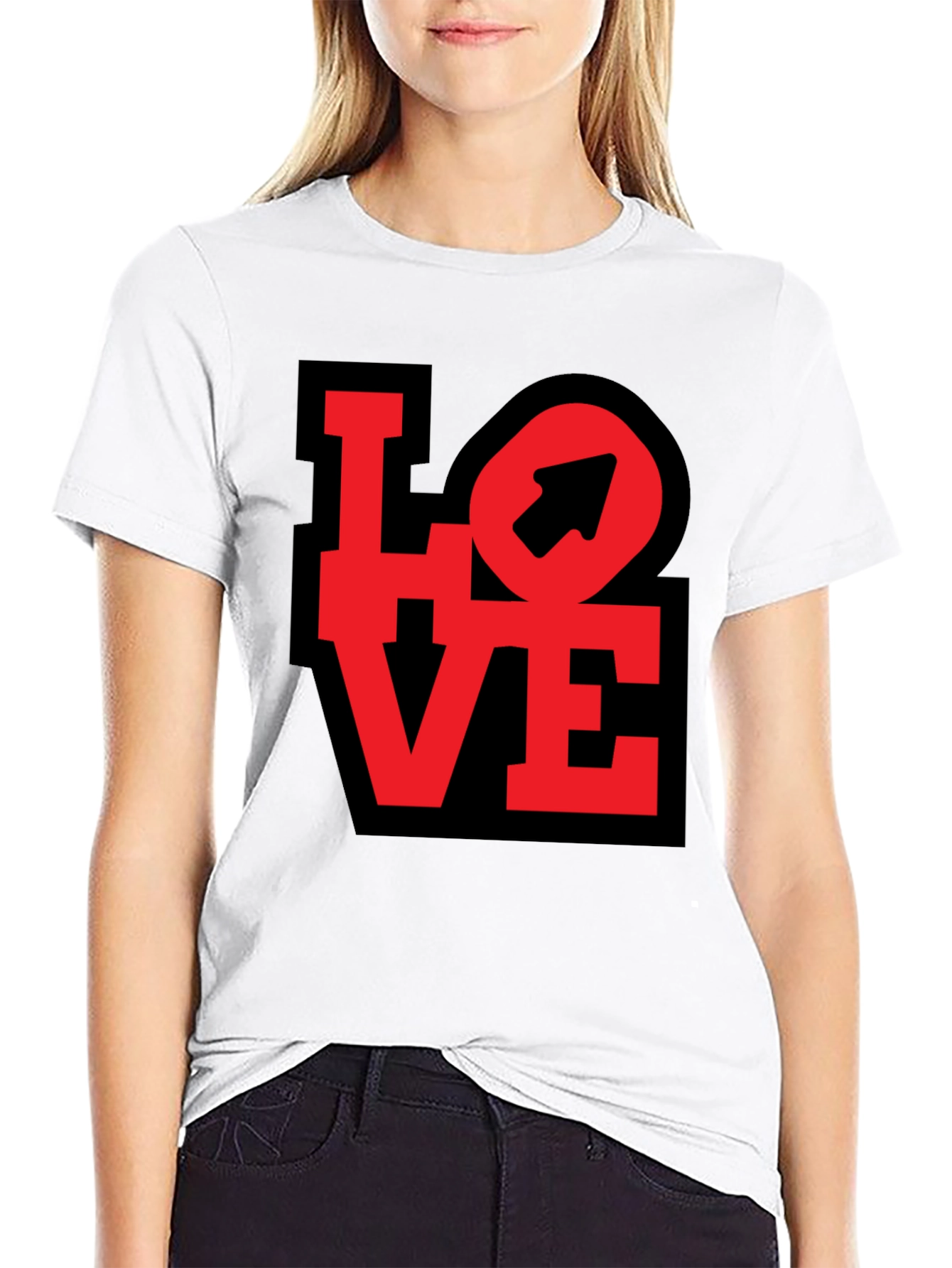 Love Arrow Graphic Tee - Unisex Casual Shirt