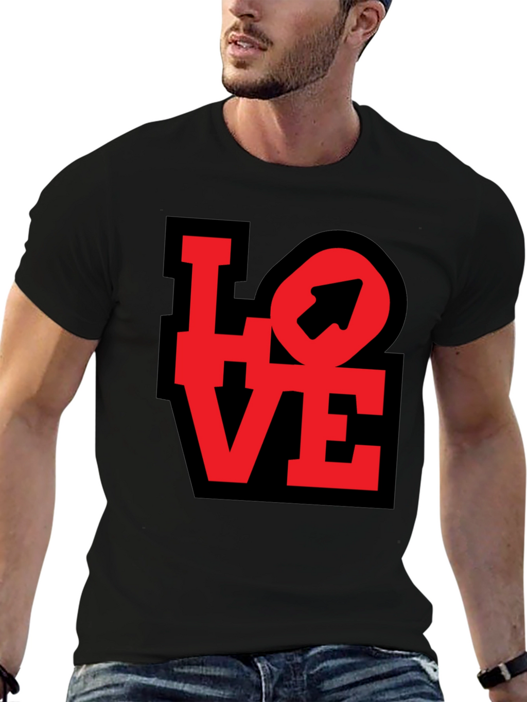 Love Arrow Graphic Tee - Unisex Casual Shirt