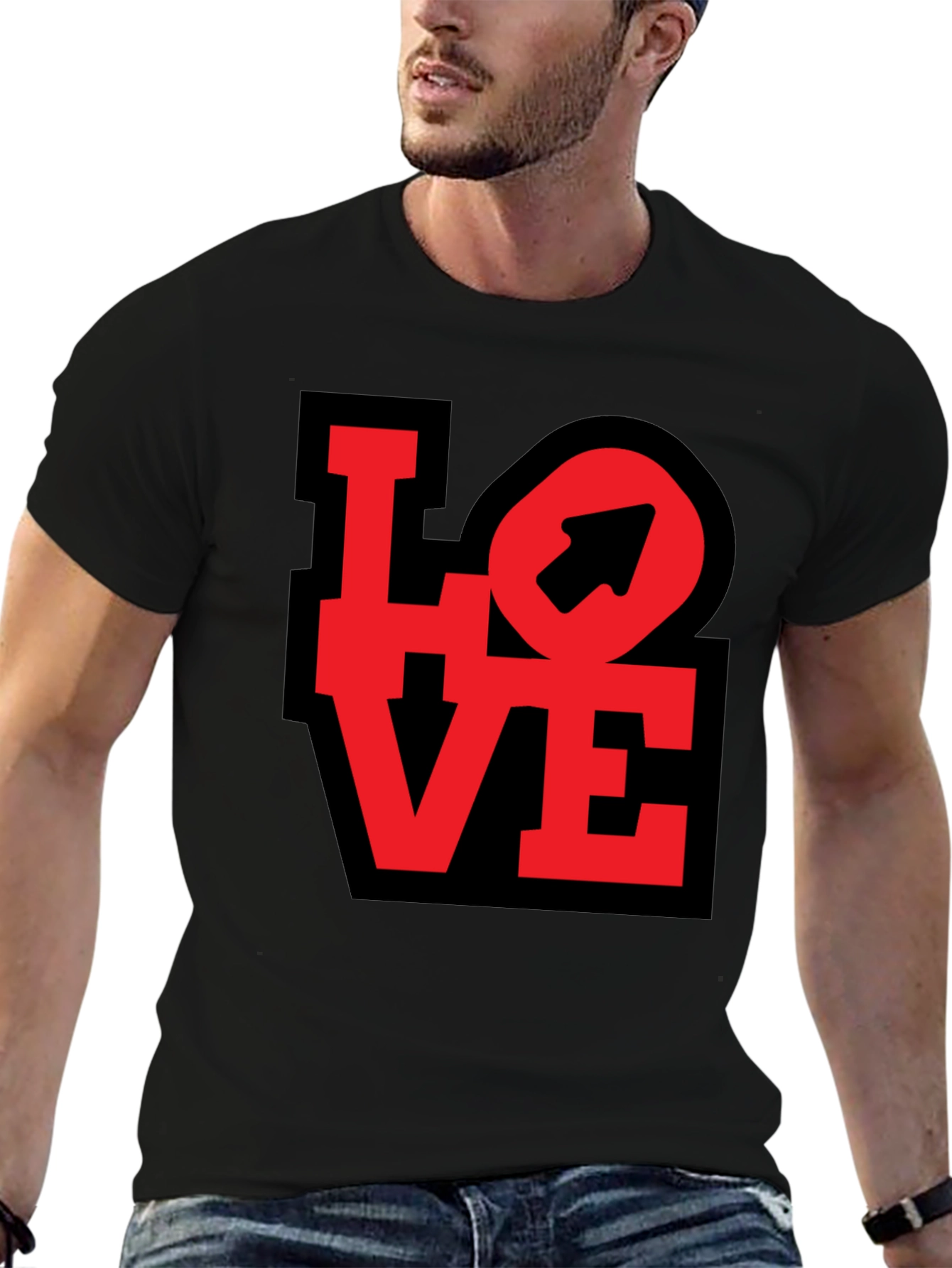 Love Arrow Graphic Tee - Unisex Casual Shirt