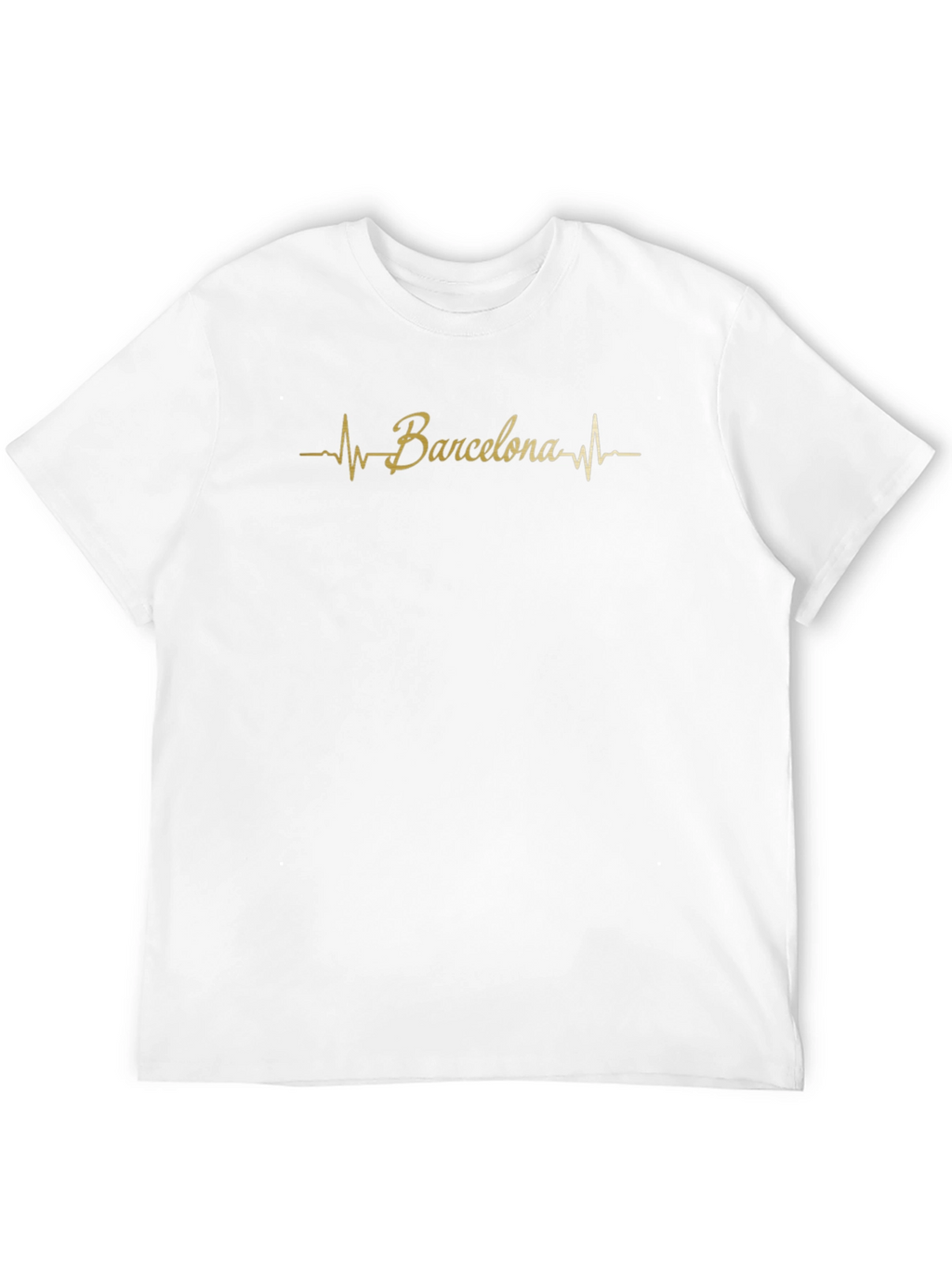 Barcelona Heartbeat T-Shirt - Stylish City Pride Tee