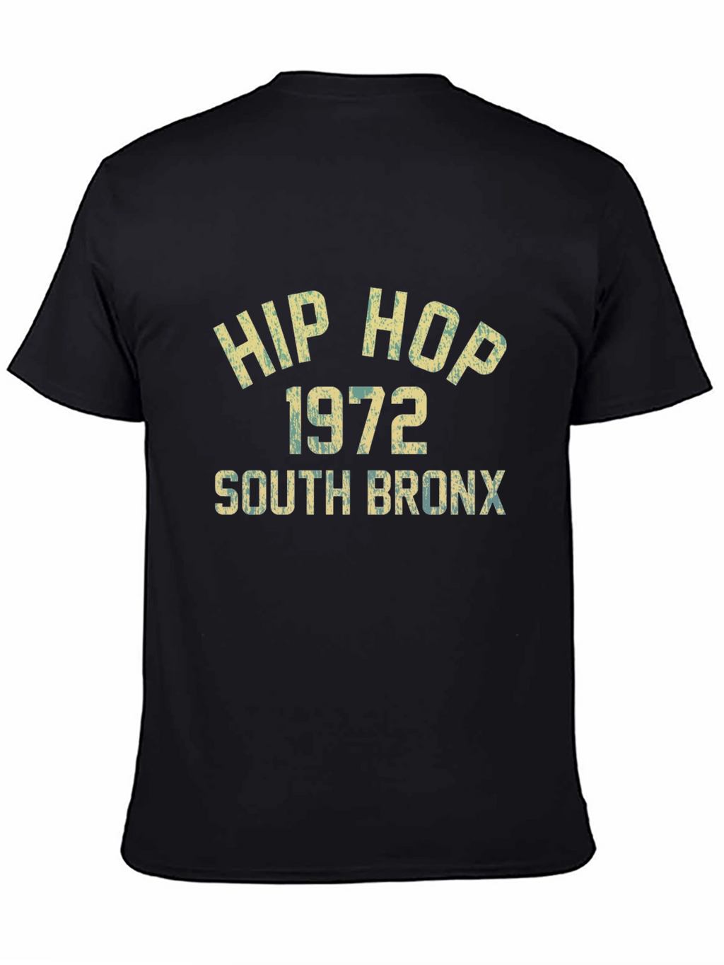 Hip Hop 1972 South Bronx Black T-Shirt