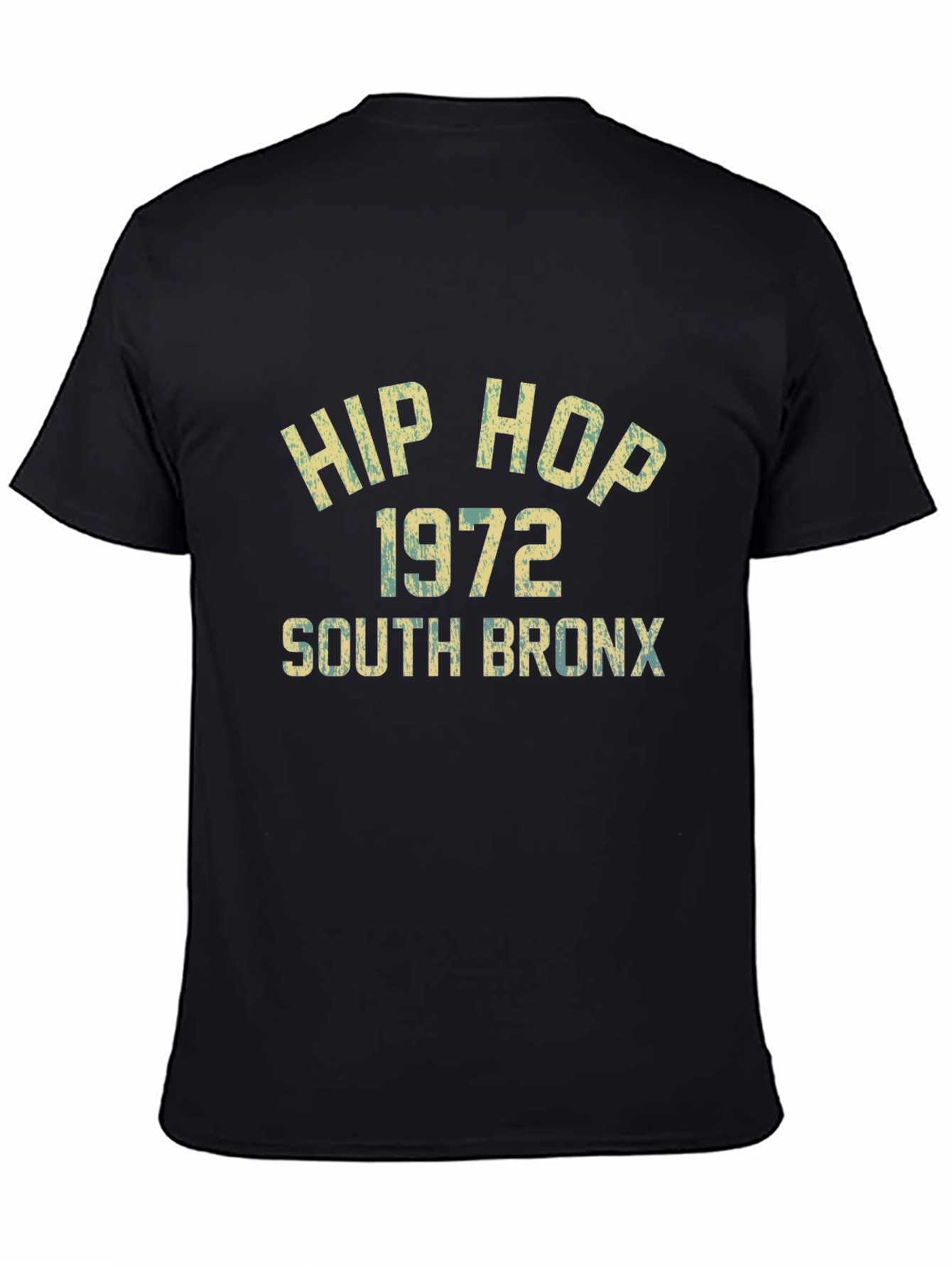 Hip Hop 1972 South Bronx Black T-Shirt
