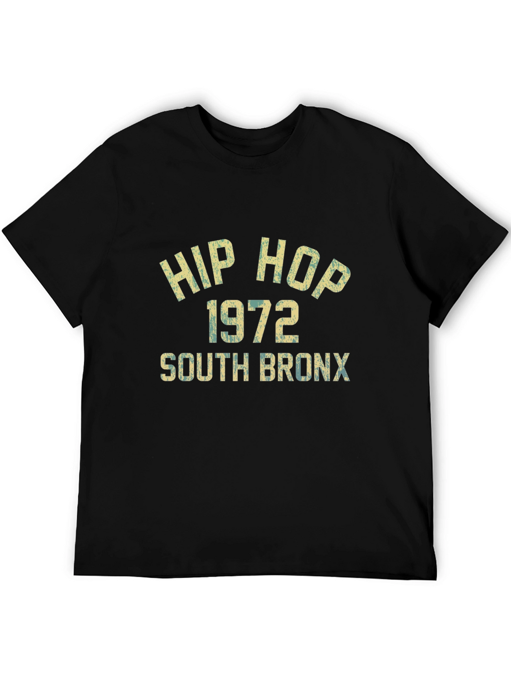 Hip Hop 1972 South Bronx Black T-Shirt