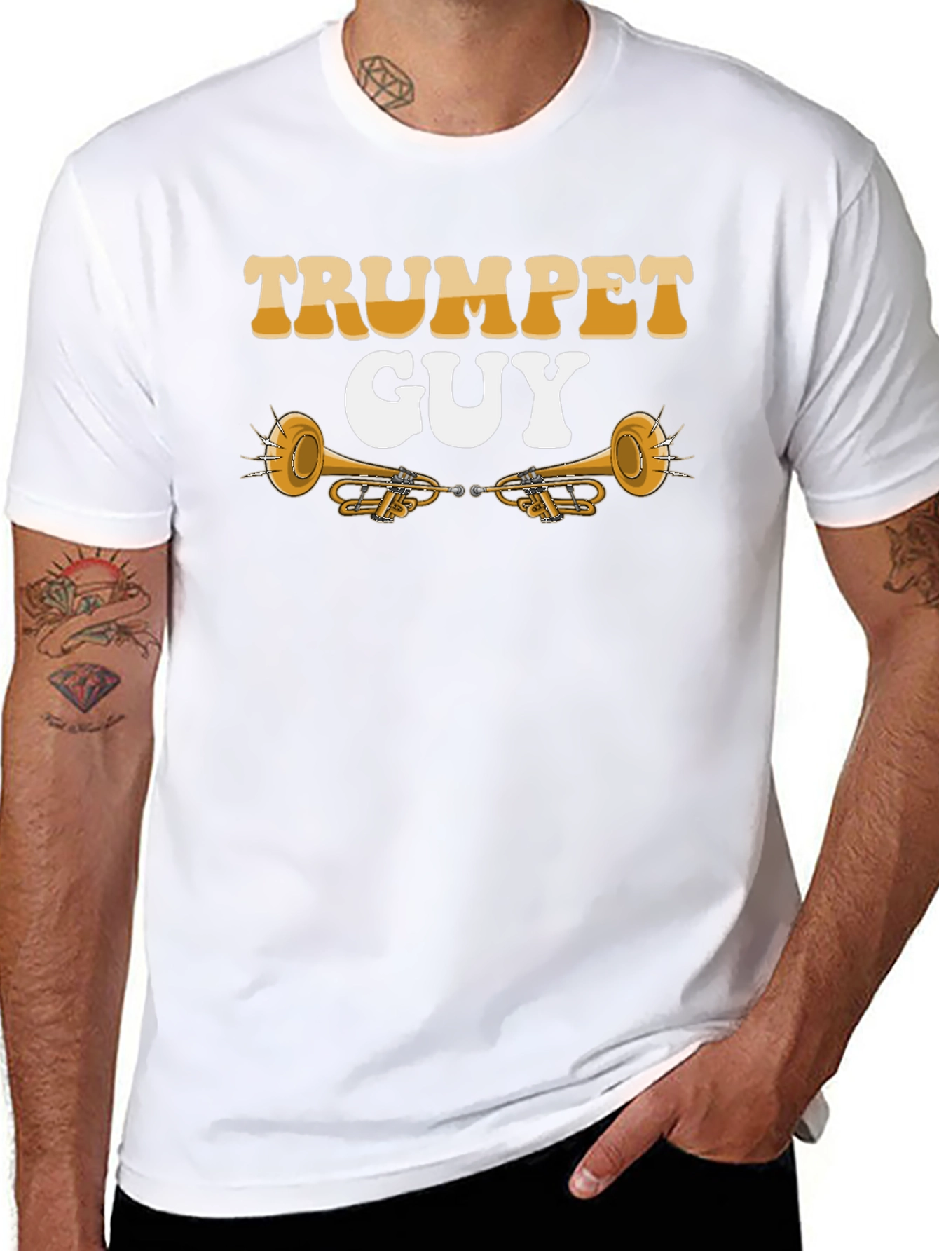 Trumpet Guy Black T-Shirt