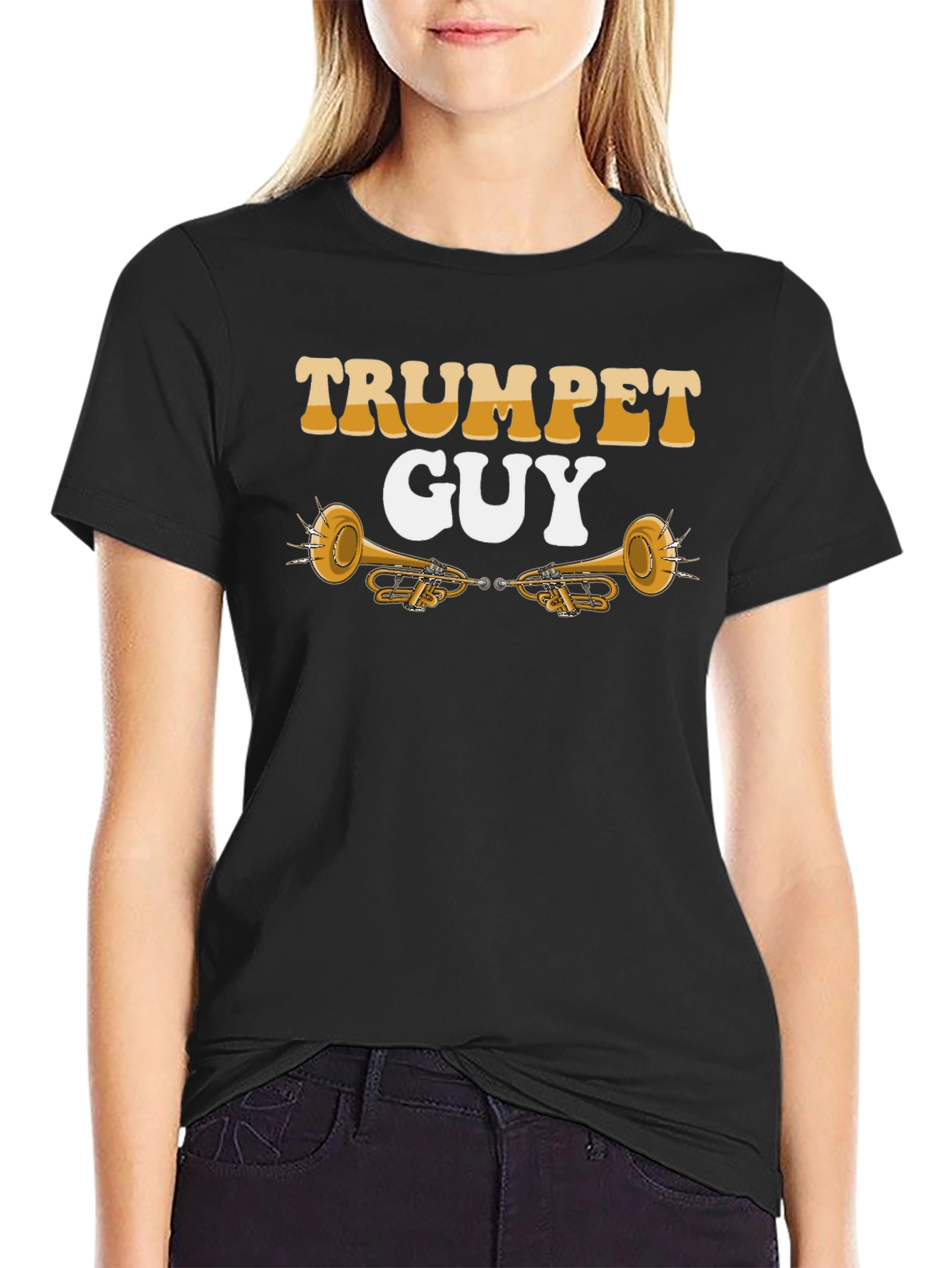 Trumpet Guy Black T-Shirt