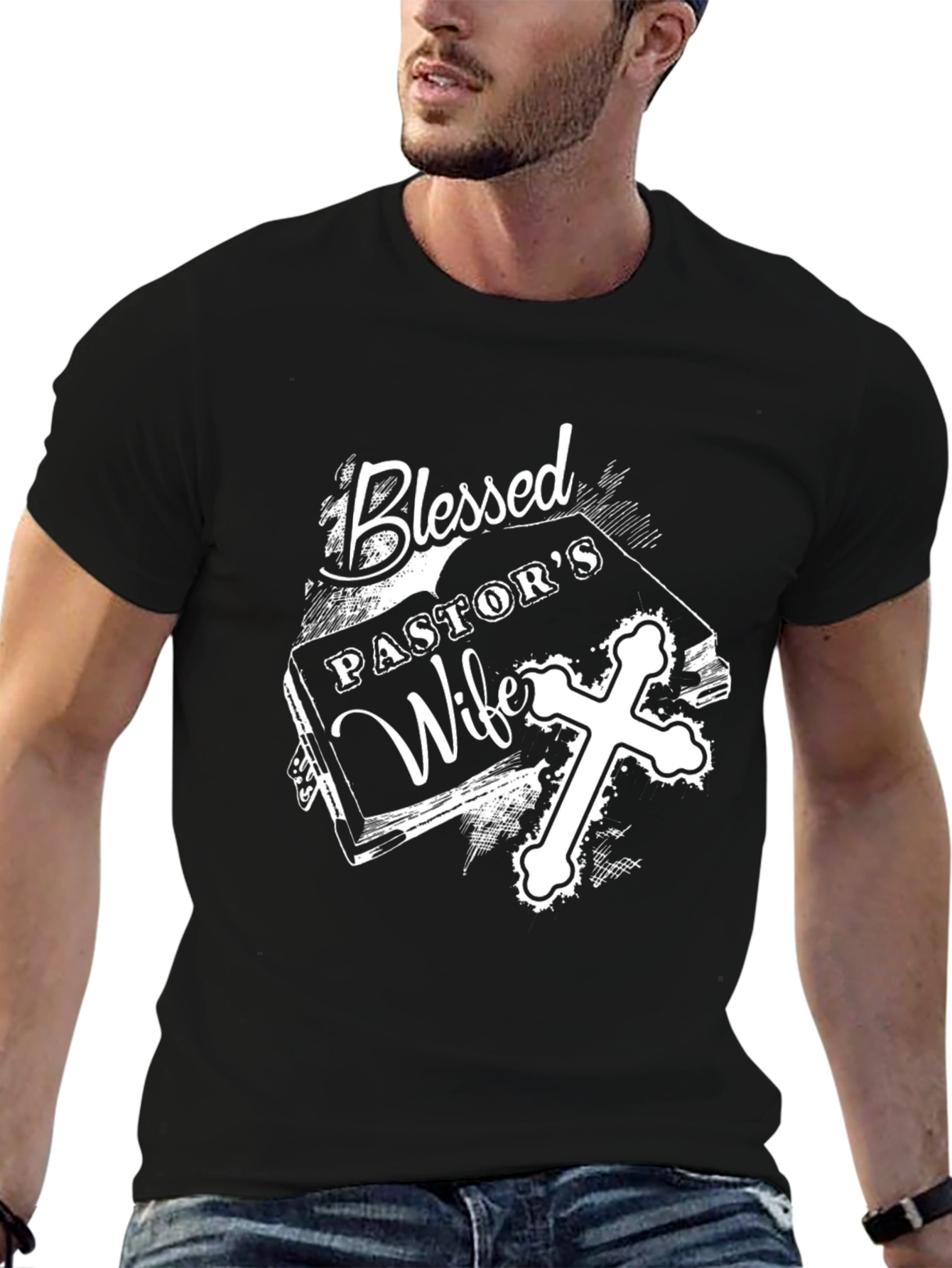 Blessed Pastors Wife Graphic T-Shirt