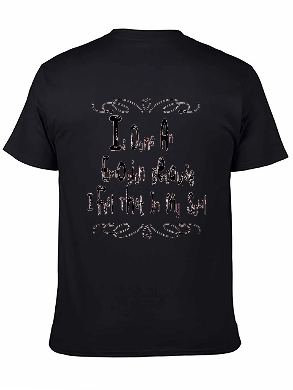 Emotional Soul Black T-Shirt