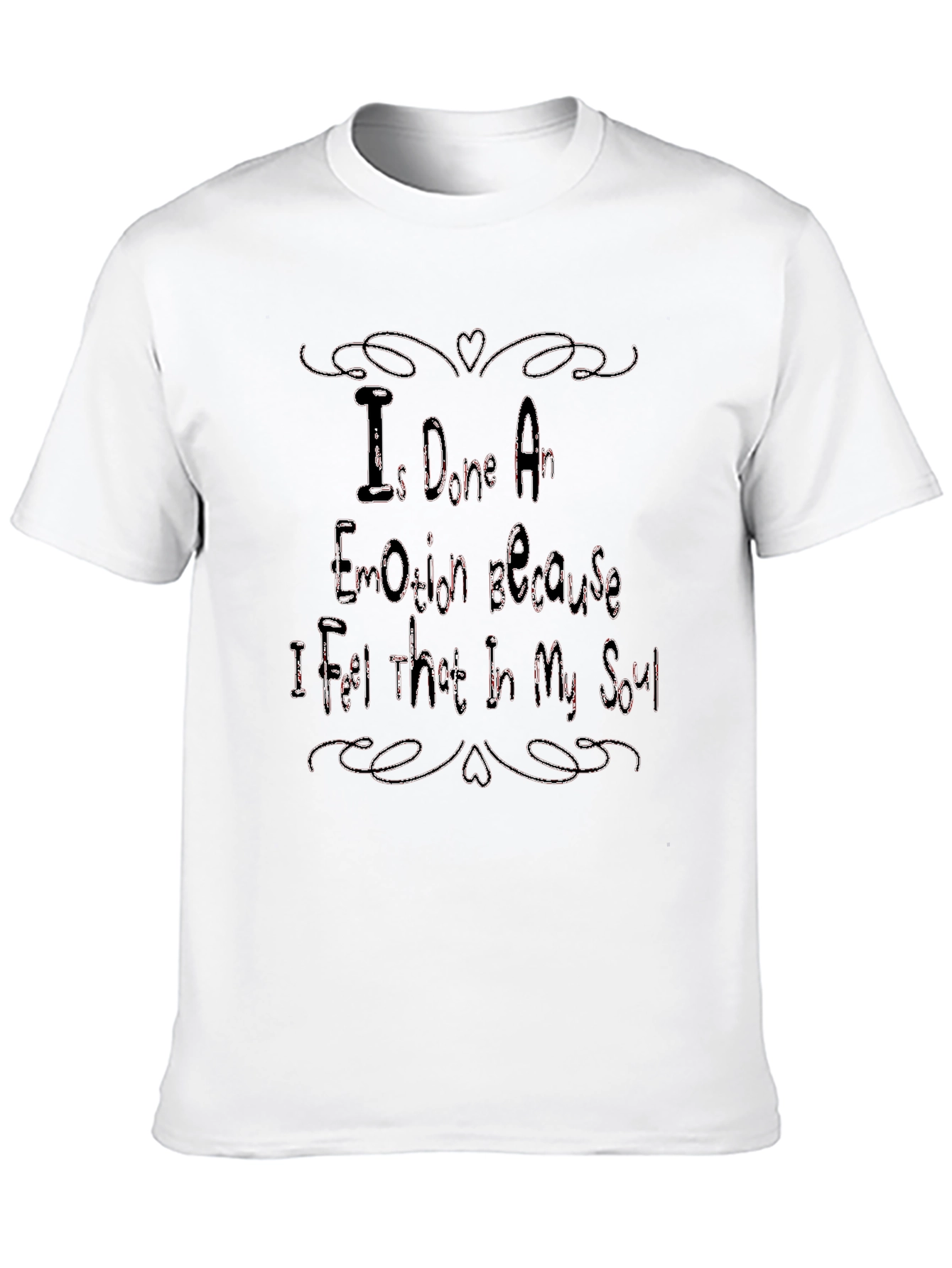 Emotional Soul Black T-Shirt