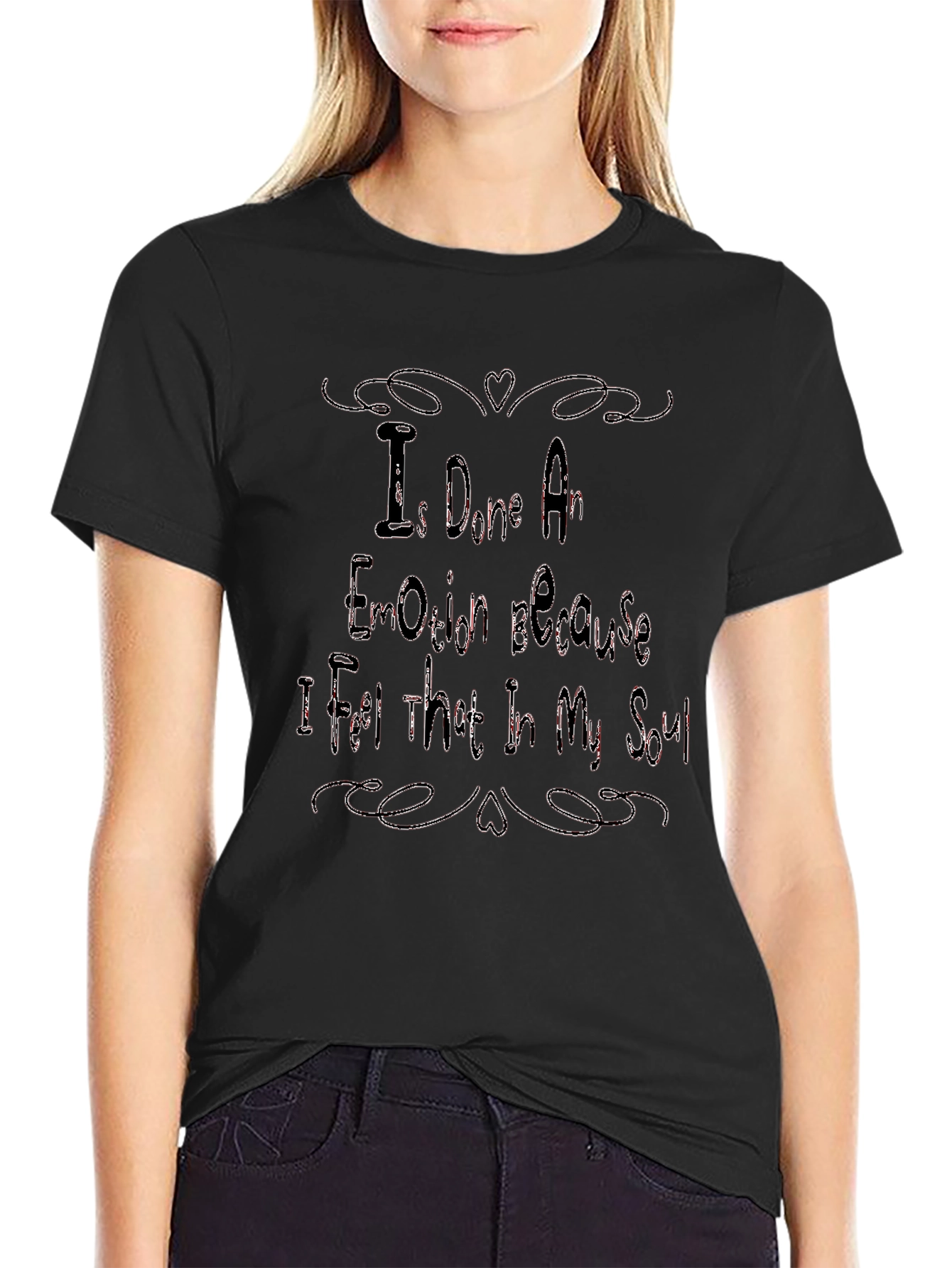 Emotional Soul Black T-Shirt