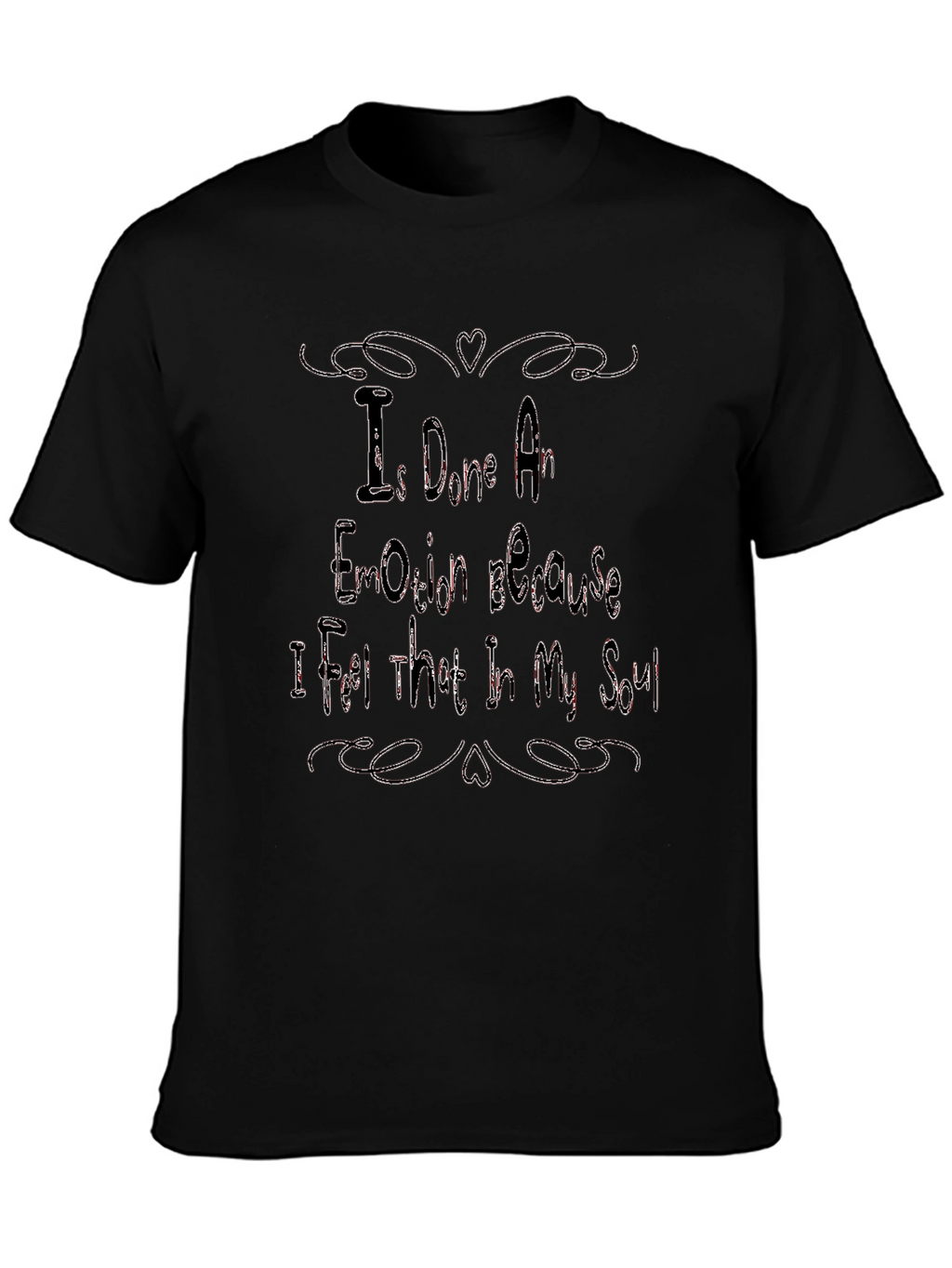 Emotional Soul Black T-Shirt