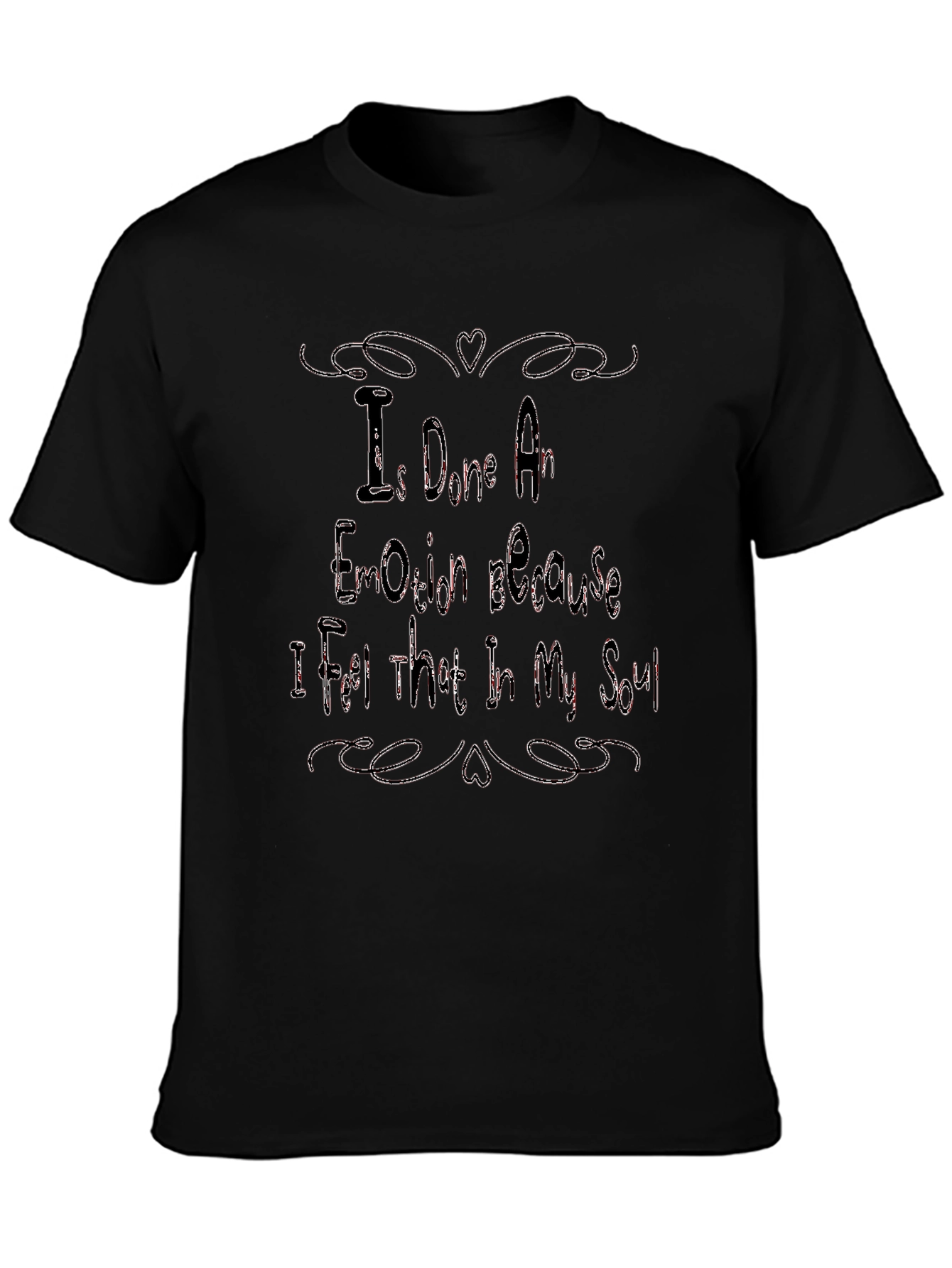 Emotional Soul Black T-Shirt