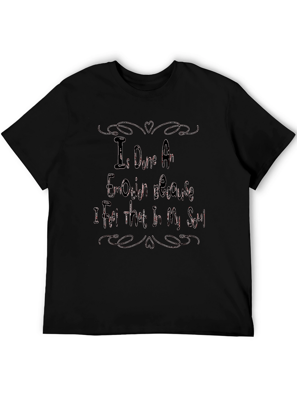Emotional Soul Black T-Shirt