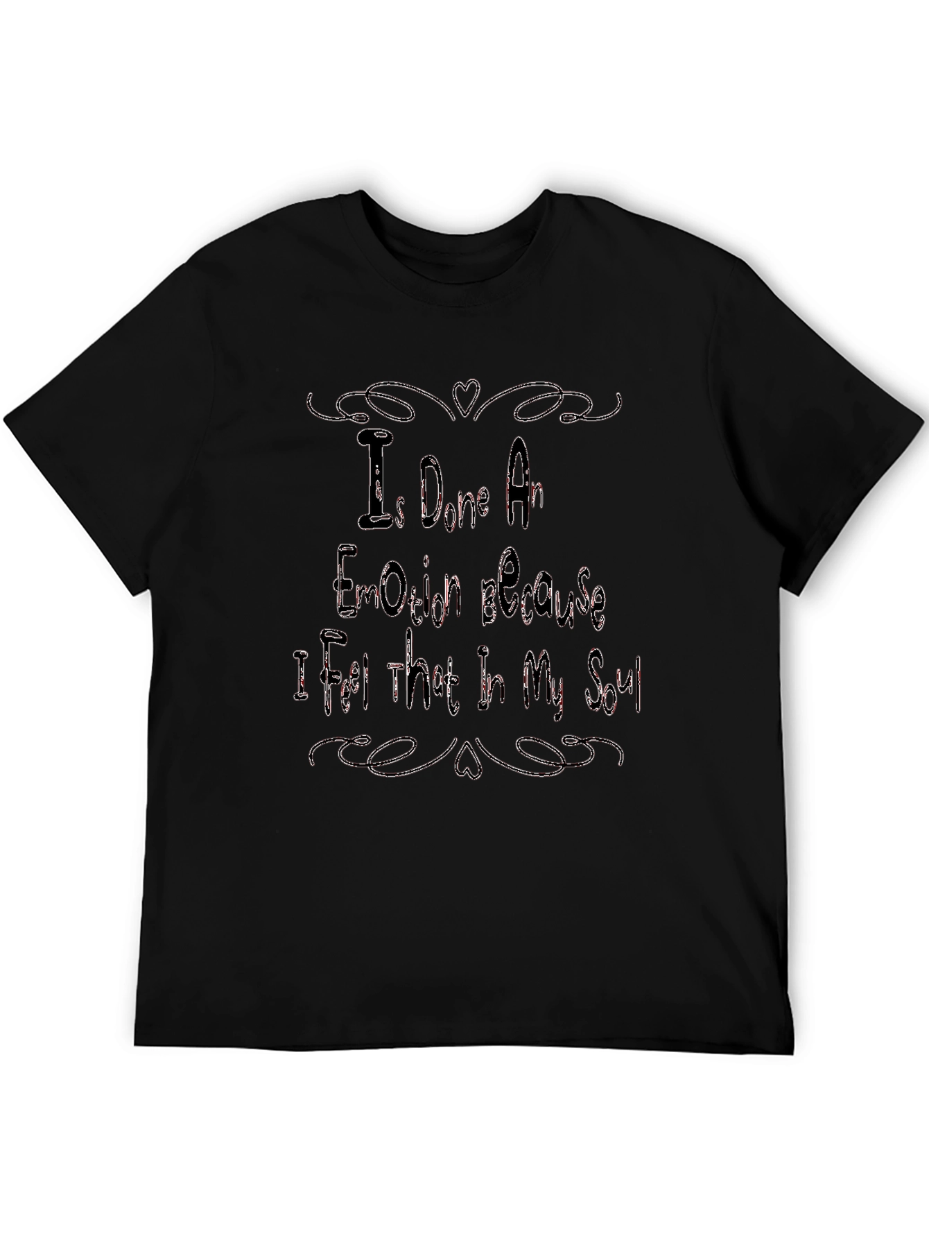 Emotional Soul Black T-Shirt