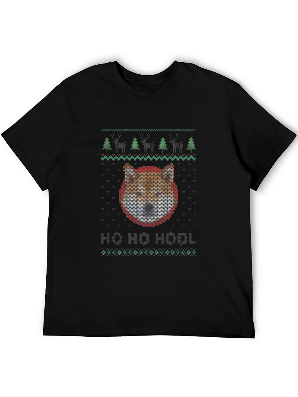 Doge HODL Christmas Sweater T-Shirt