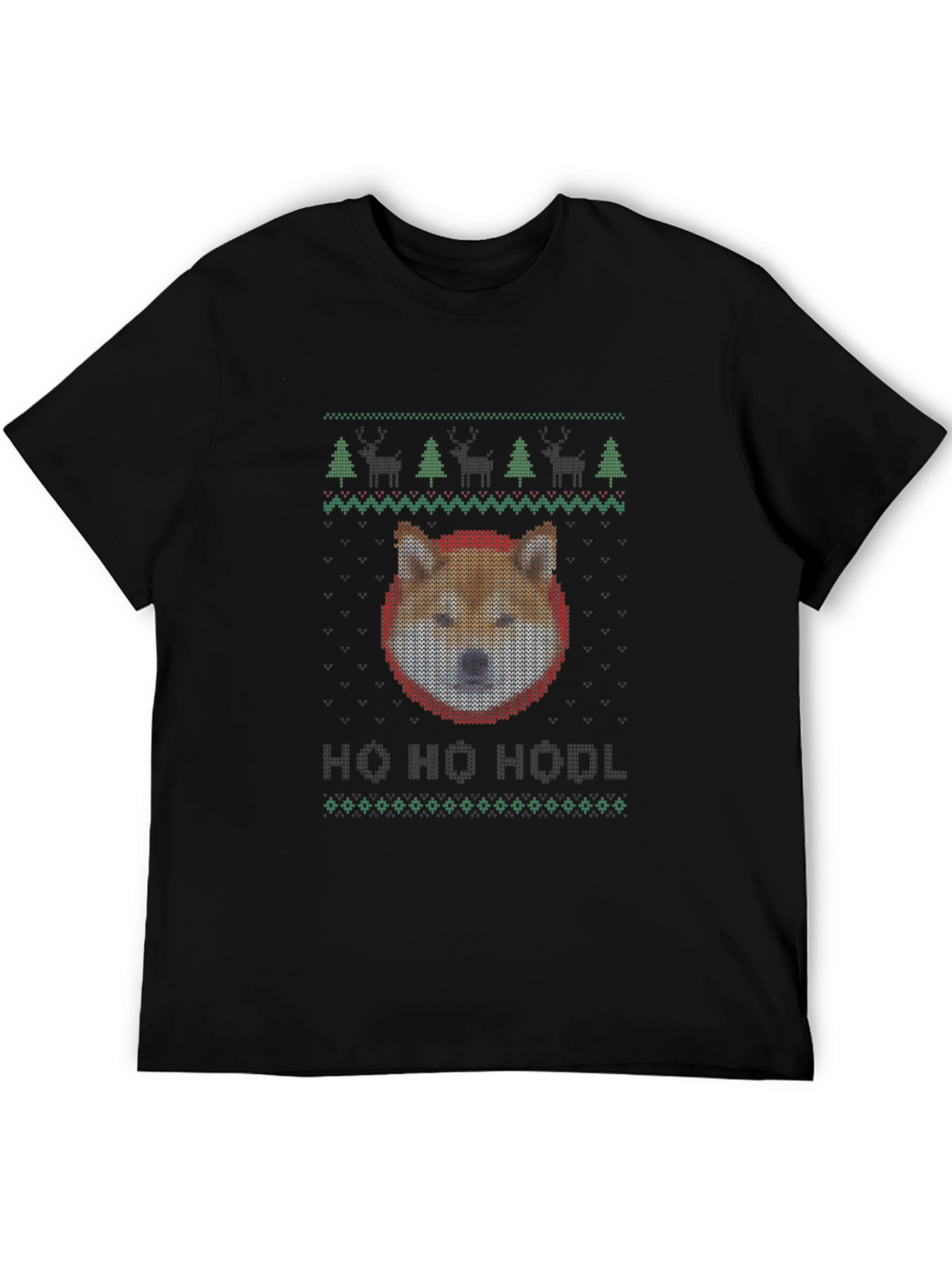 Doge HODL Christmas Sweater T-Shirt