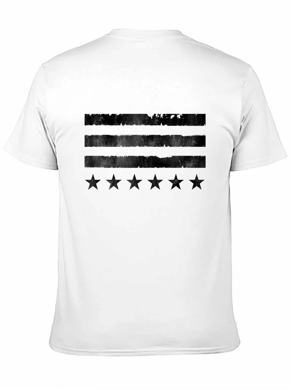Distressed US Flag Stars & Stripes Graphic Tee