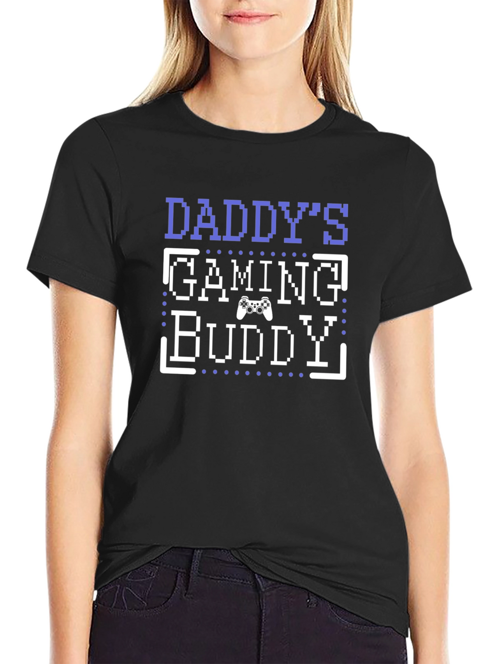 Daddys Gaming Buddy T-Shirt - Gamer Dad Tee
