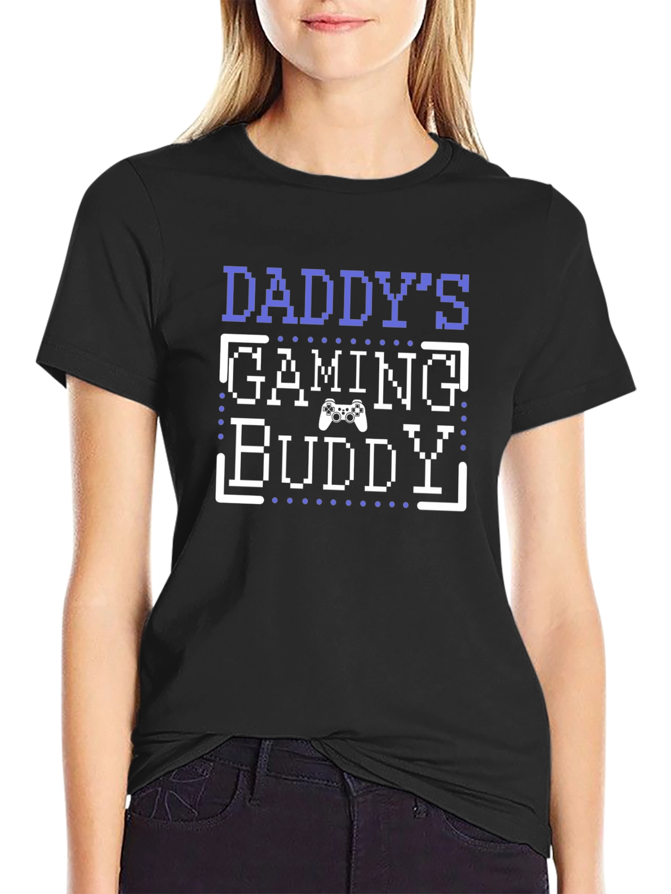 Daddys Gaming Buddy T-Shirt - Gamer Dad Tee