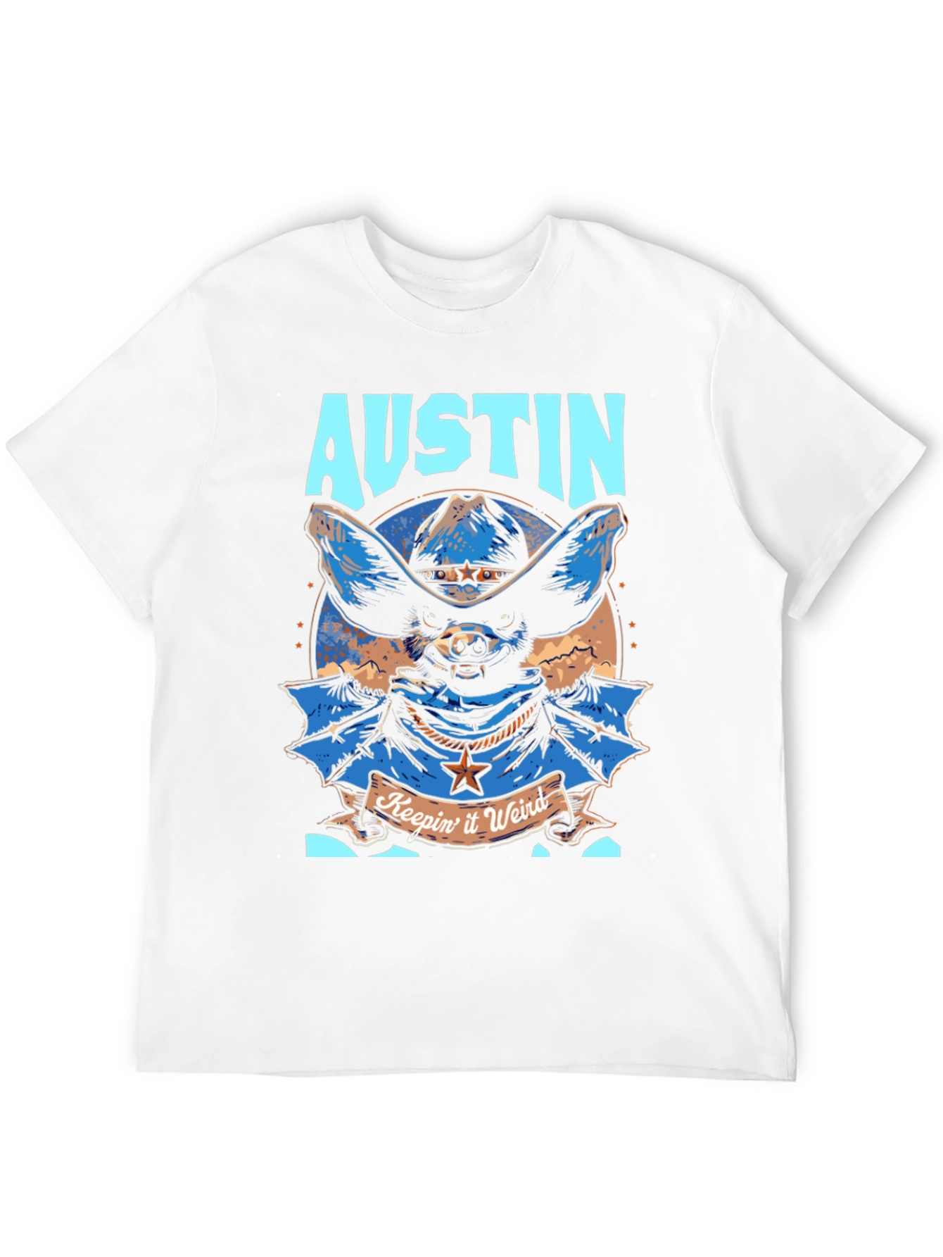 Austin Keepin it Weird Bat Graphic Tee