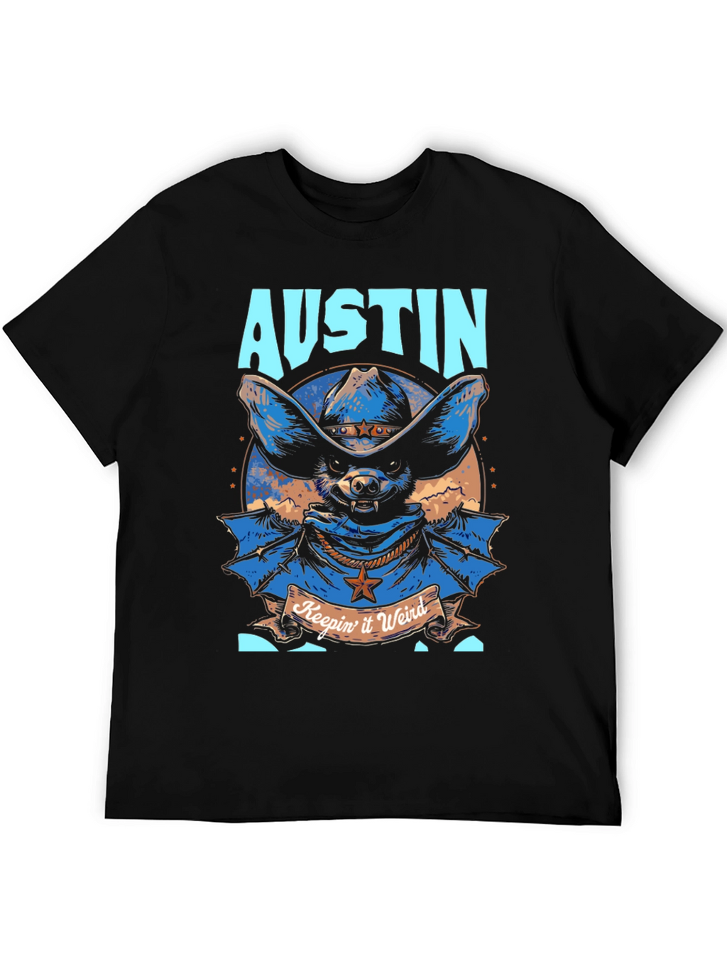Austin Keepin it Weird Bat Graphic Tee