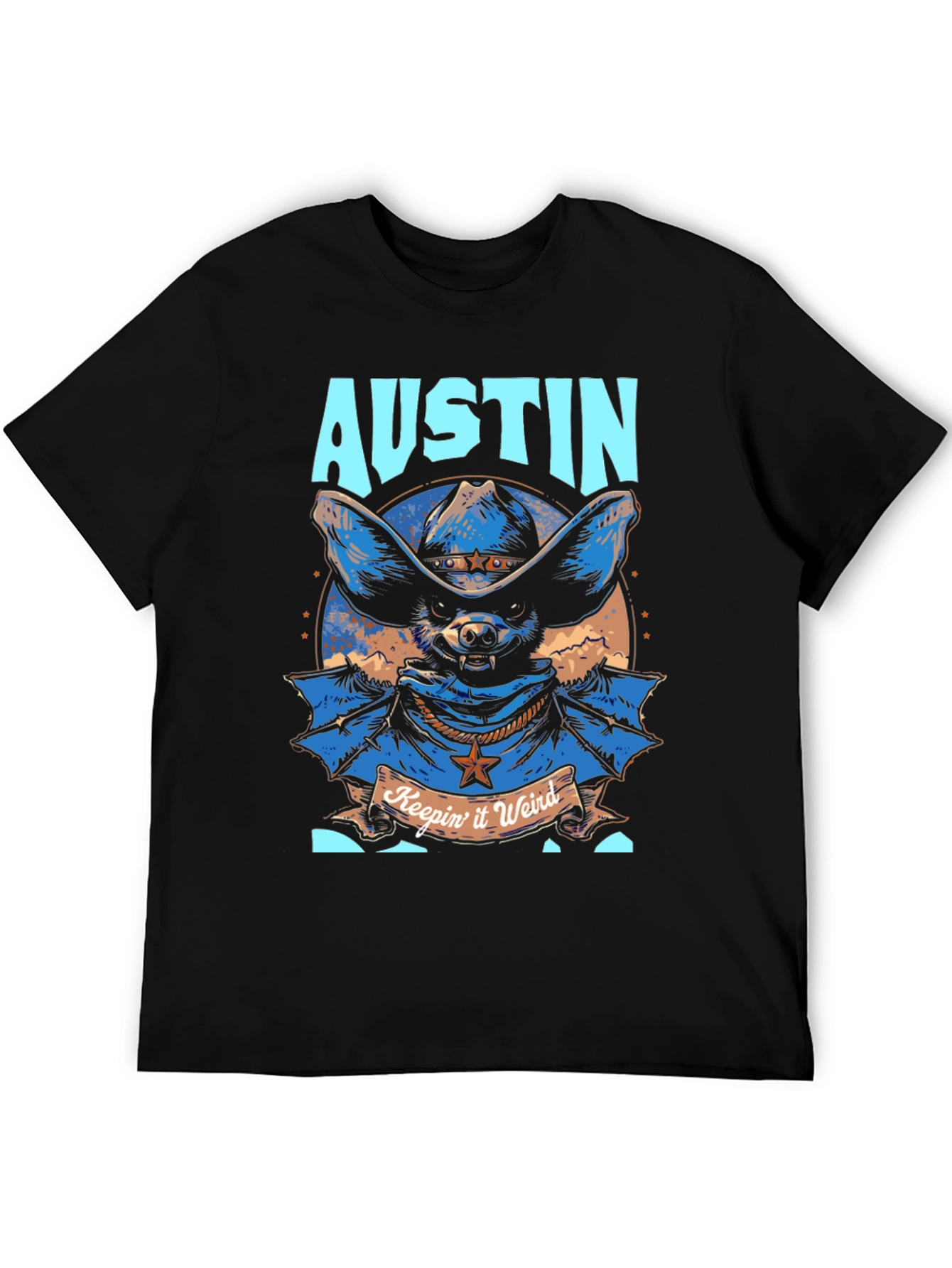 Austin Keepin it Weird Bat Graphic Tee