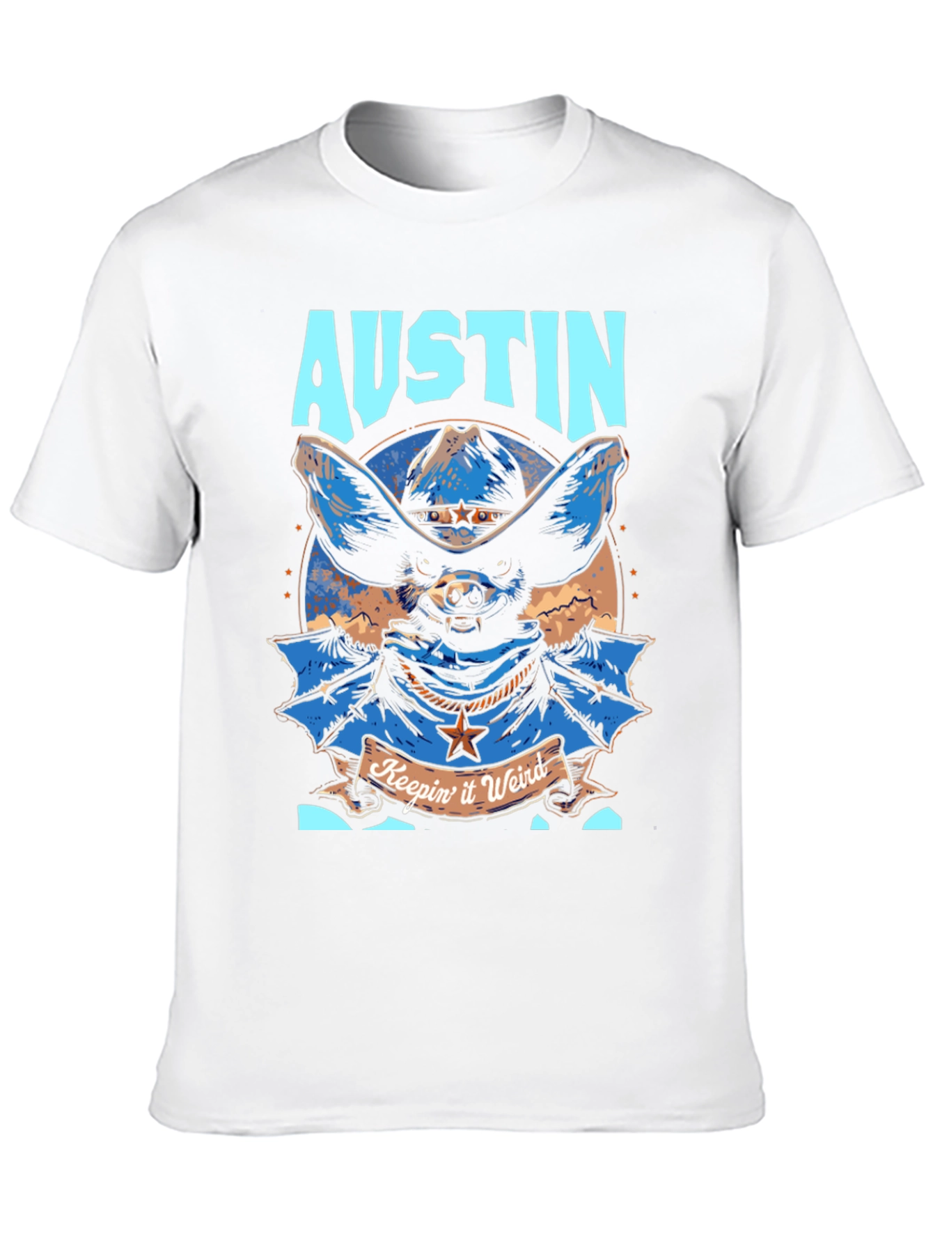 Austin Keepin it Weird Bat Graphic Tee