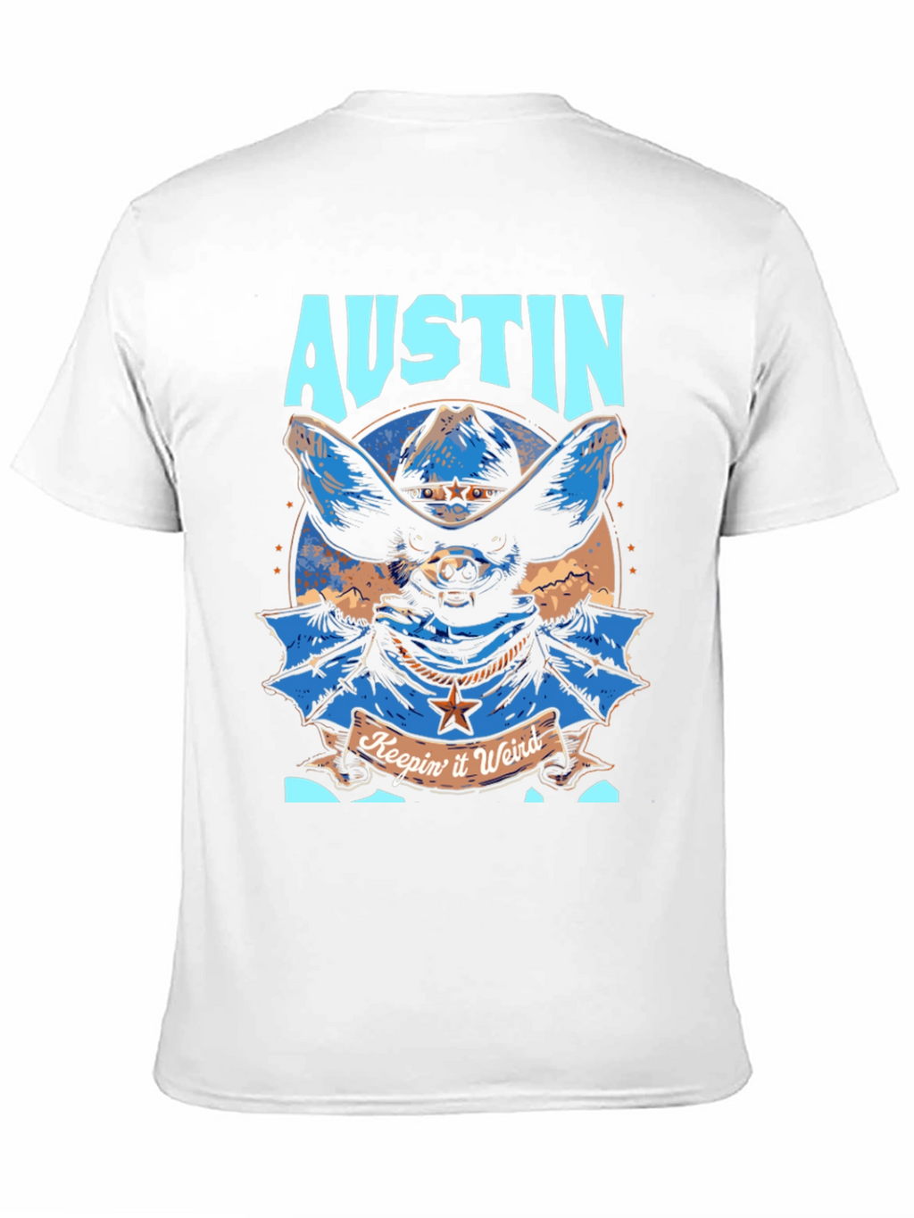 Austin Keepin it Weird Bat Graphic Tee