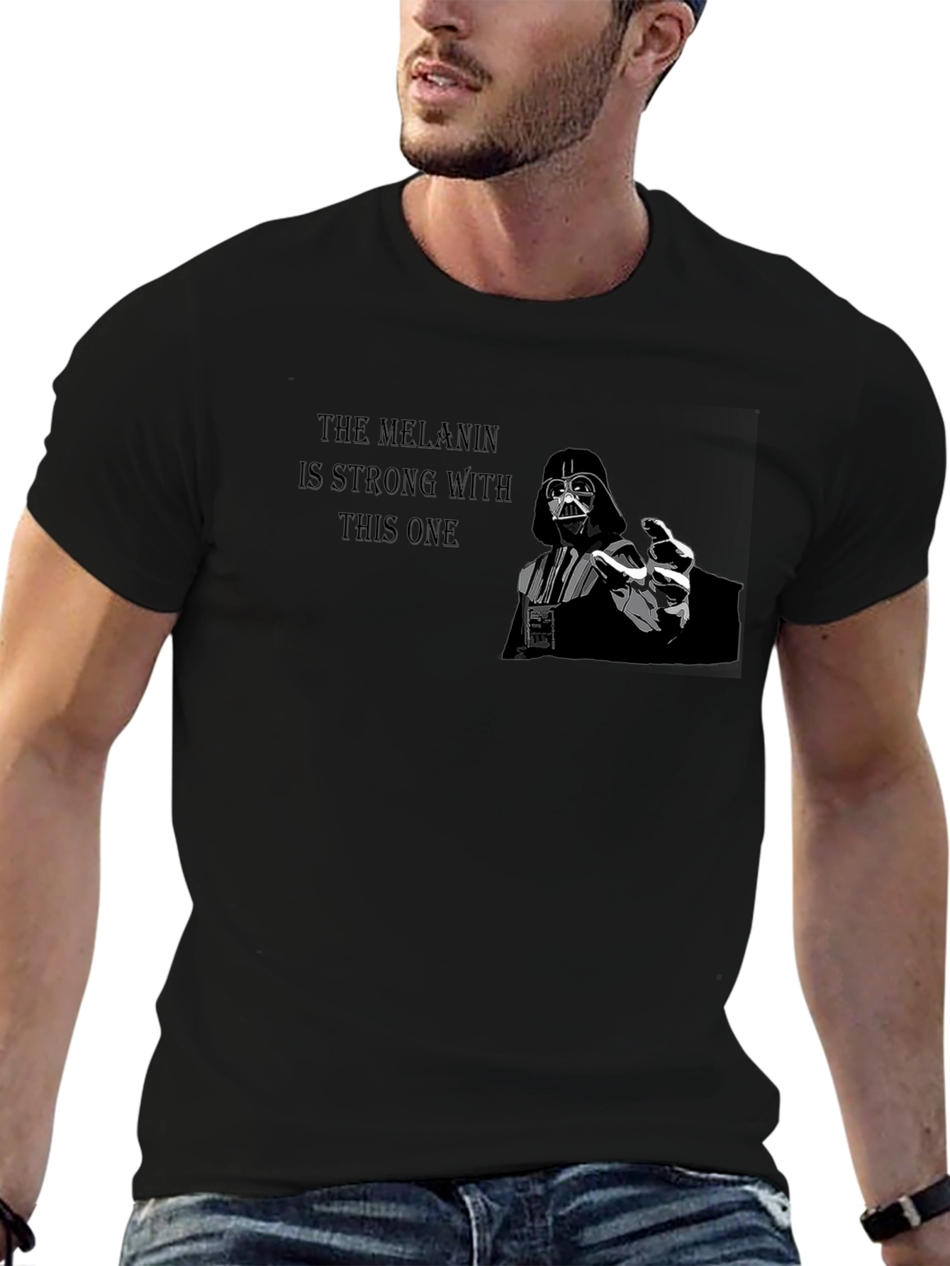 The Melanin is Strong With This One Black T-Shirt