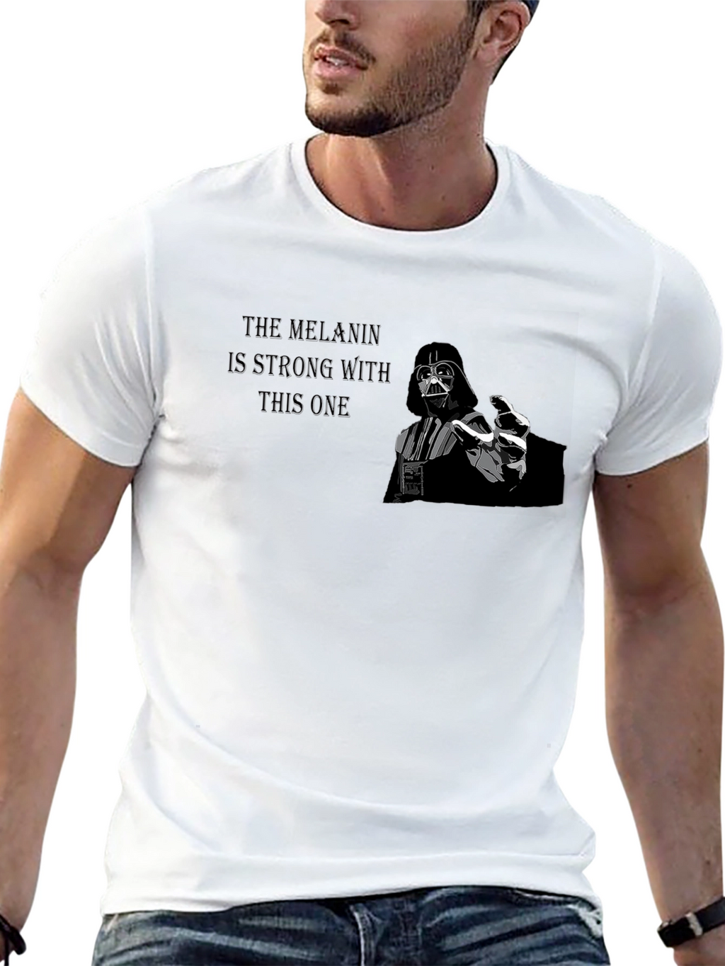 The Melanin is Strong With This One Black T-Shirt