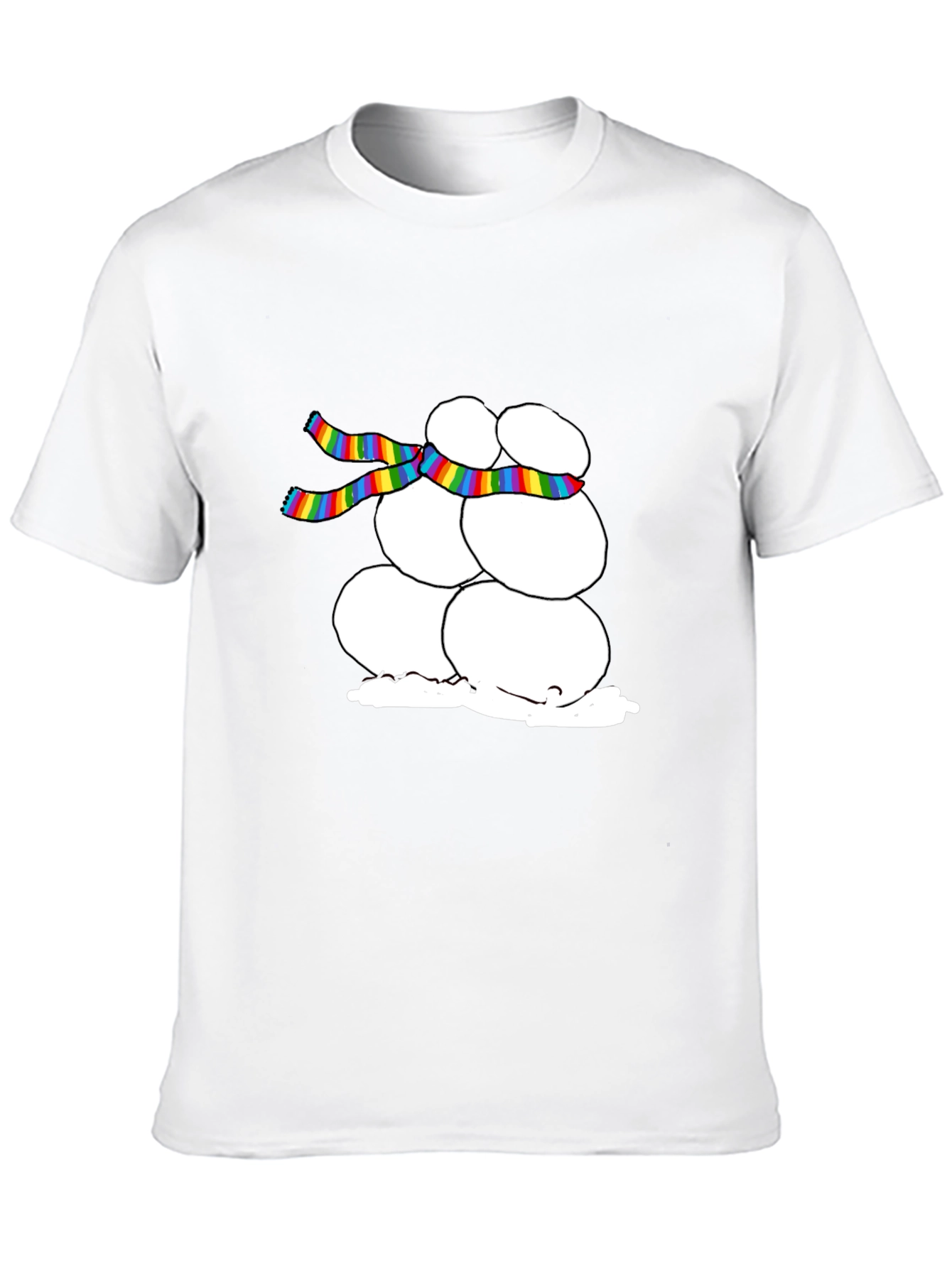 Snowman LGBTQ Pride T-Shirt