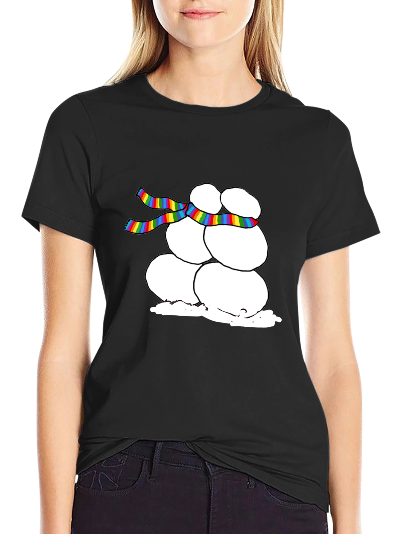Snowman LGBTQ Pride T-Shirt