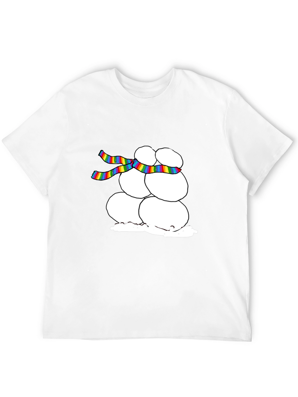 Snowman LGBTQ Pride T-Shirt