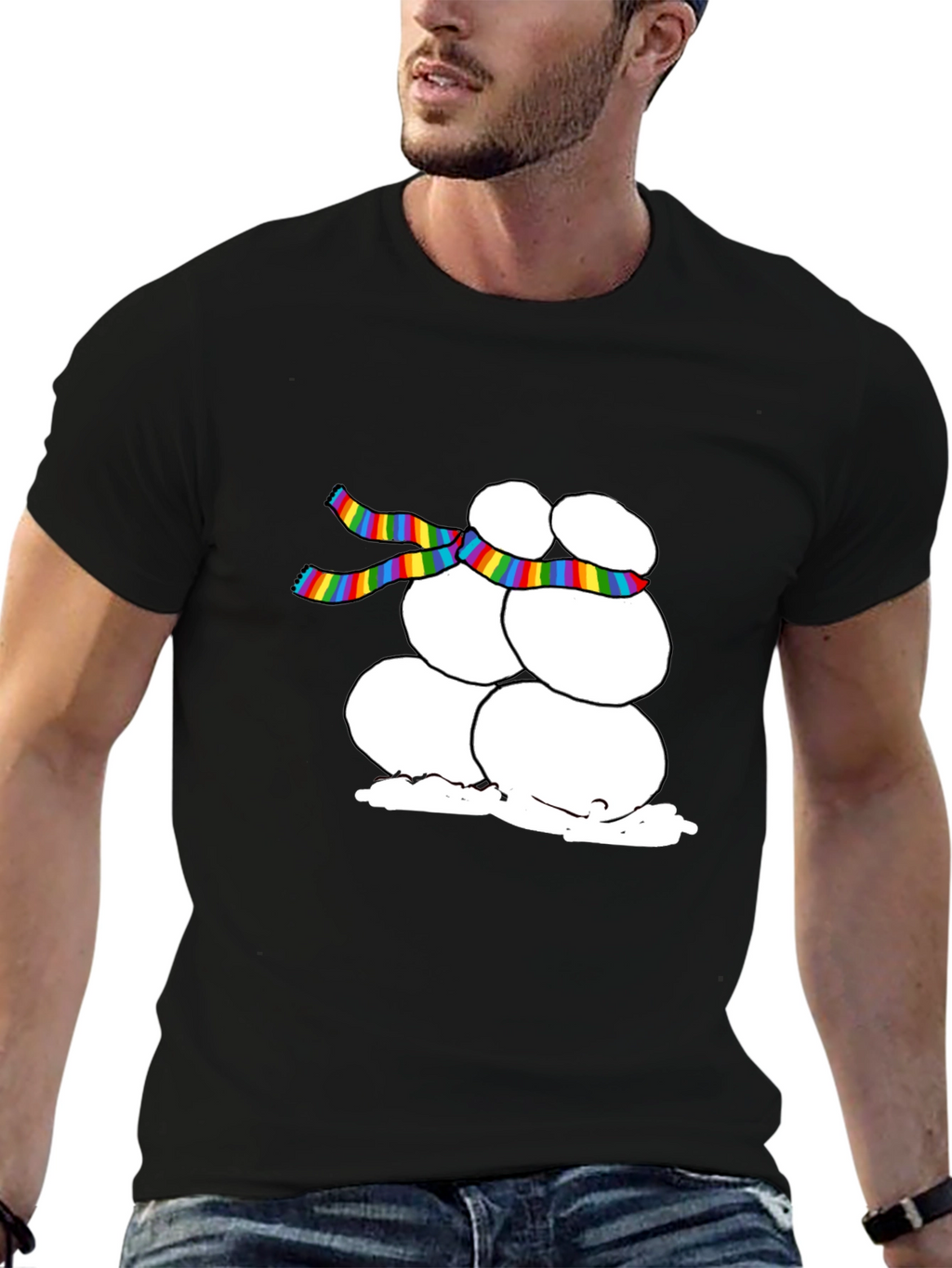 Snowman LGBTQ Pride T-Shirt