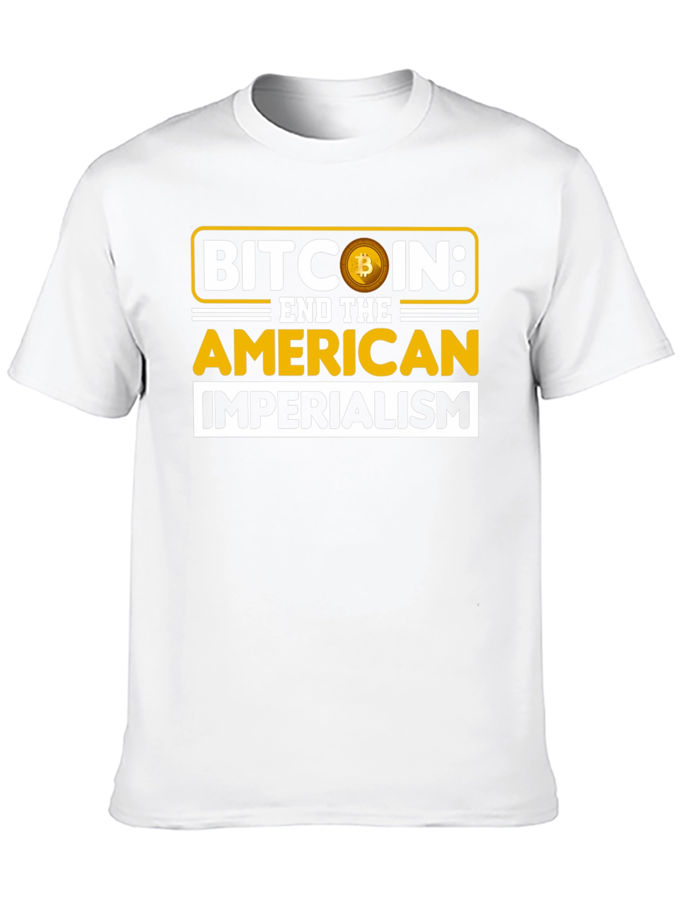 Bitcoin End Imperialism Graphic T-Shirt