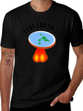 Flat Earth Hanging Sacks Of Magma T-Shirt