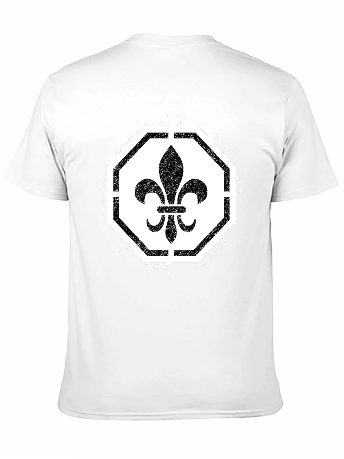 Fleur-de-lis Graphic Tee - Classic Style