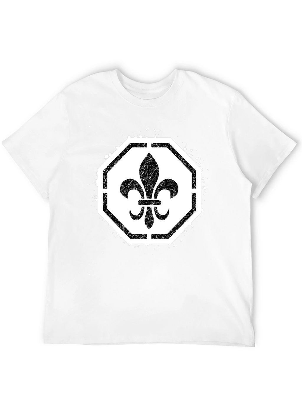 Fleur-de-lis Graphic Tee - Classic Style