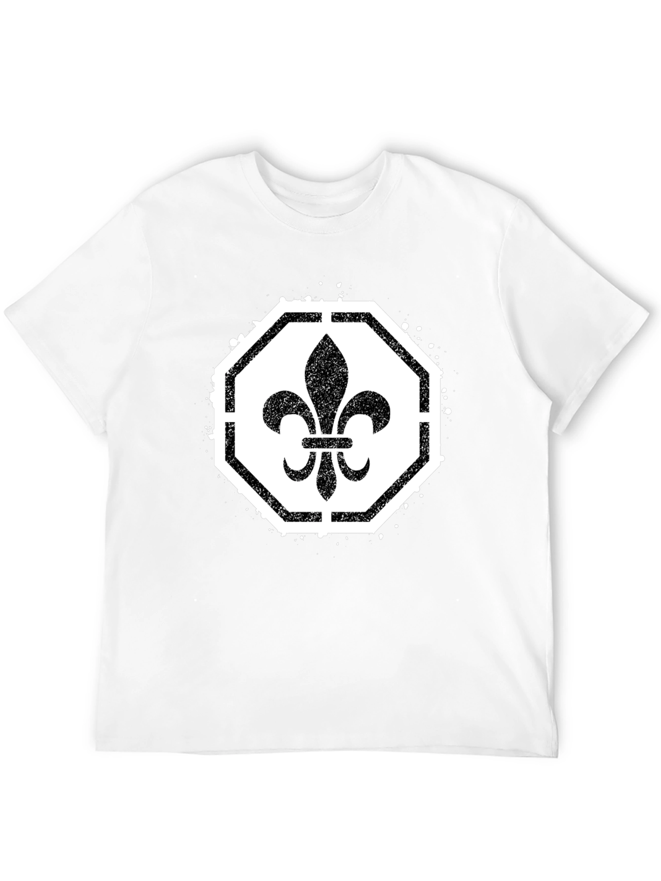 Fleur-de-lis Graphic Tee - Classic Style