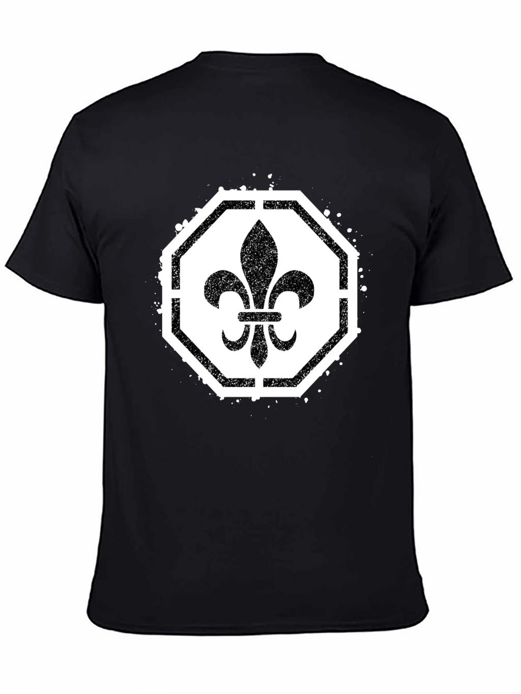 Fleur-de-lis Graphic Tee - Classic Style