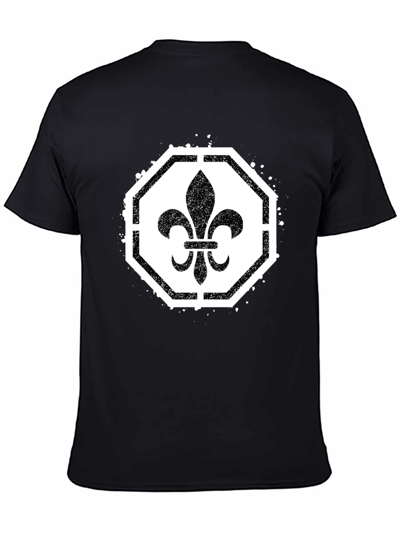 Fleur-de-lis Graphic Tee - Classic Style