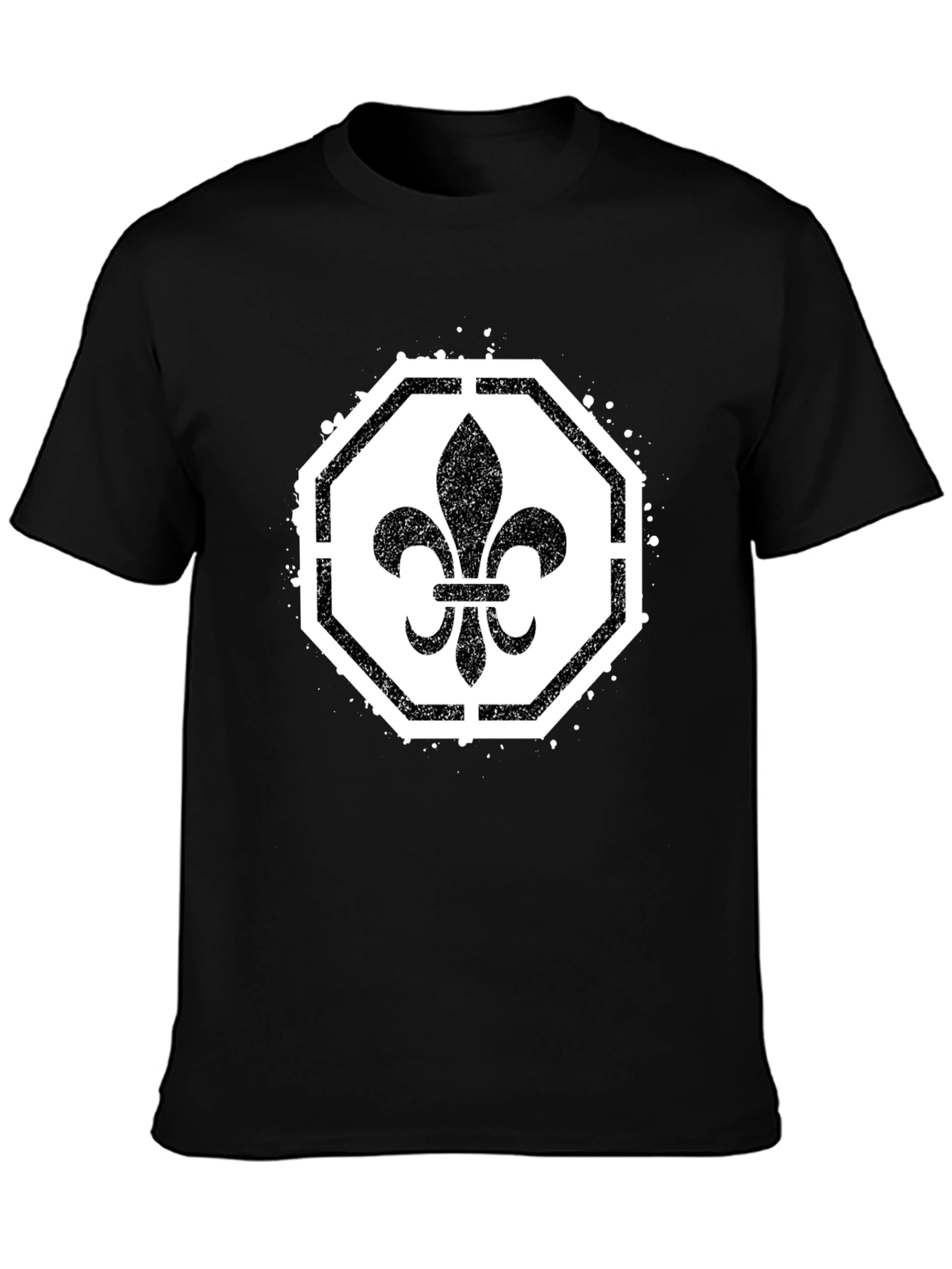 Fleur-de-lis Graphic Tee - Classic Style