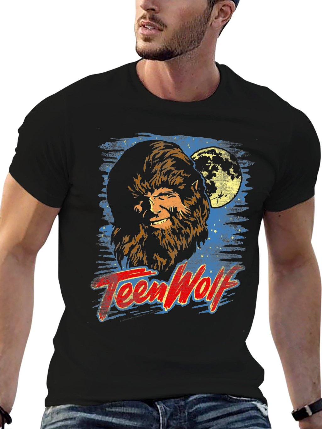 Teen Wolf Graphic Tee - Retro Movie T-Shirt