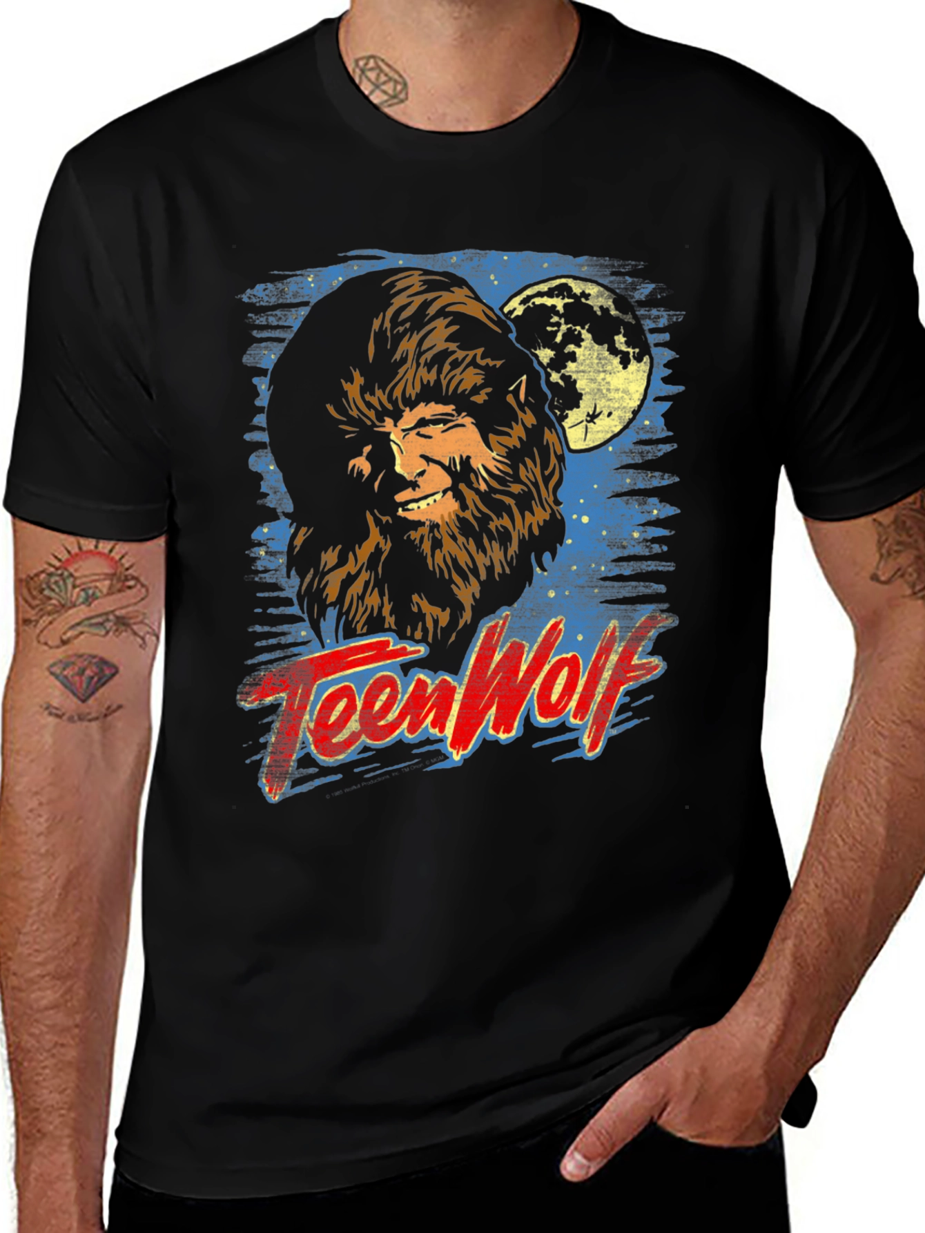 Teen Wolf Graphic Tee - Retro Movie T-Shirt