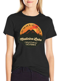 Medicine Lake California Graphic T-Shirt