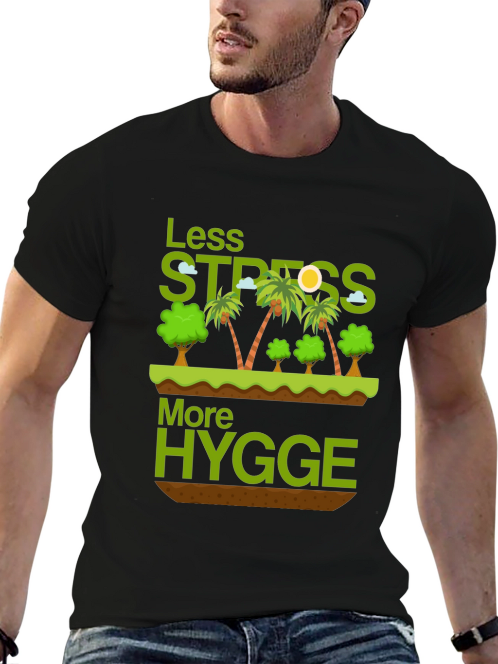 Less Stress More Hygge Graphic T-Shirt