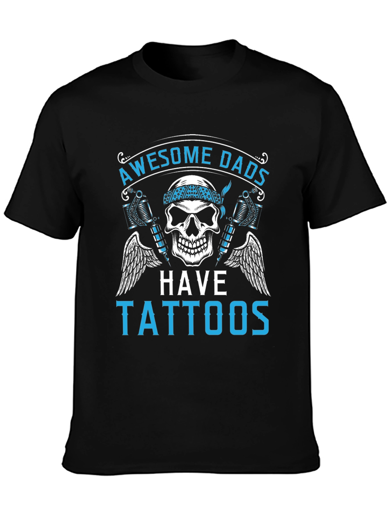 Awesome Dads Have Tattoos Graphic Tee