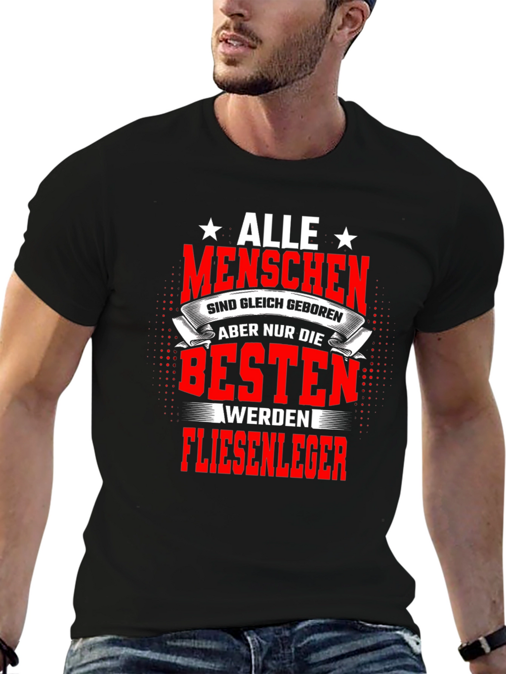 Best Tile Layer T-Shirt - Black