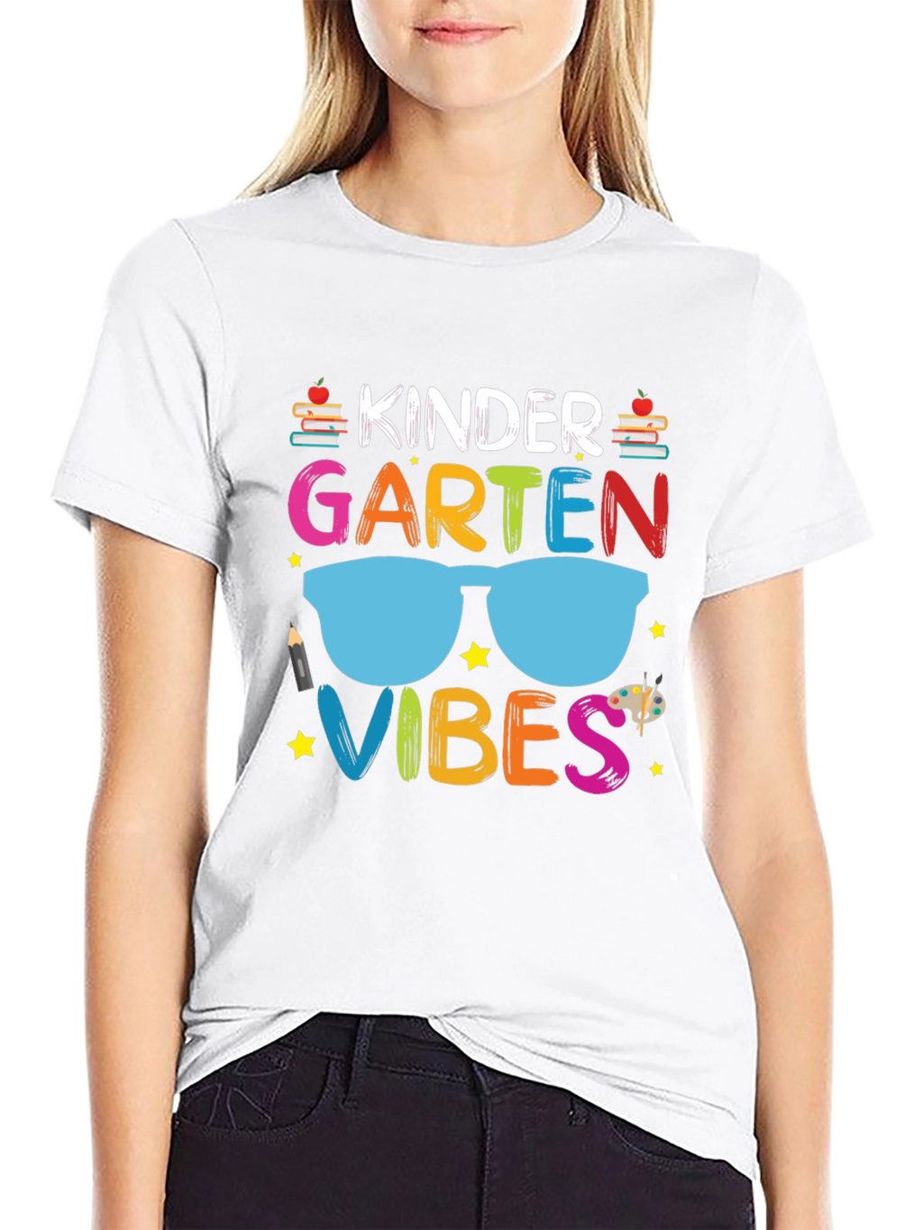 Kindergarten Vibes Graphic Tee - Back to School T-Shirt